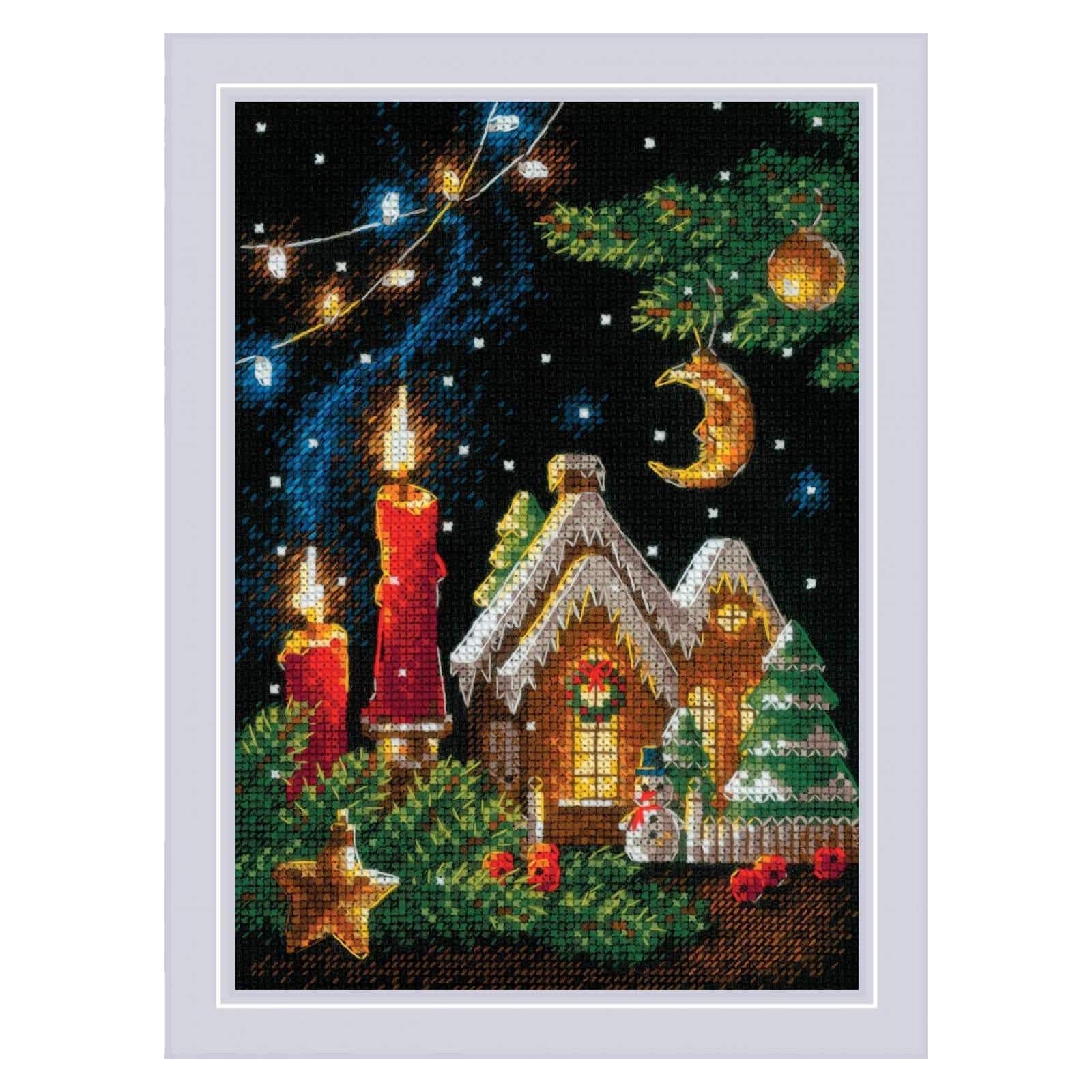RIOLIS Gingerbread Tale Counted Cross Stitch Kit