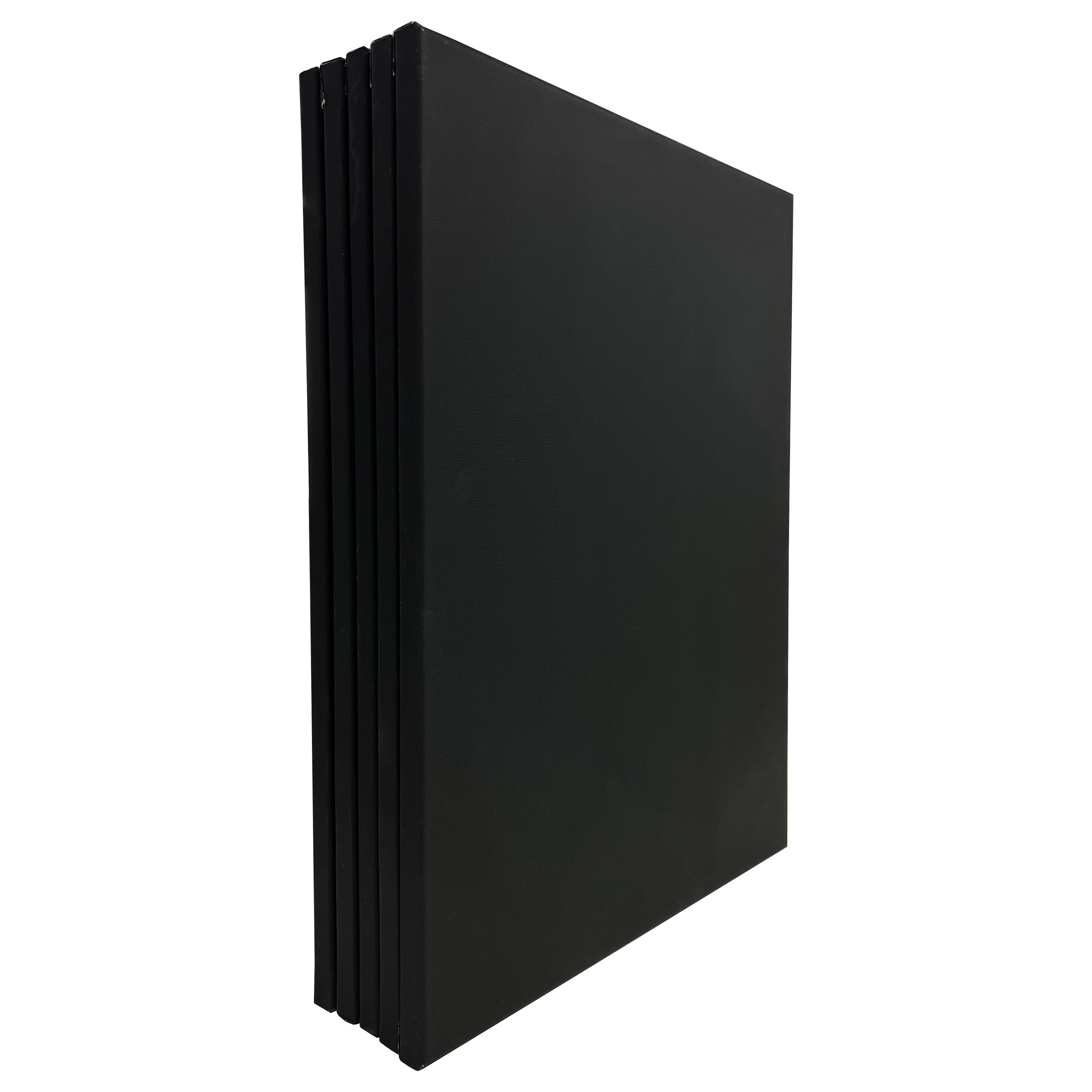 4 Packs: 5 ct. (20 total) 16" x 20" Black Super Value Canvas by Artist's Loft®