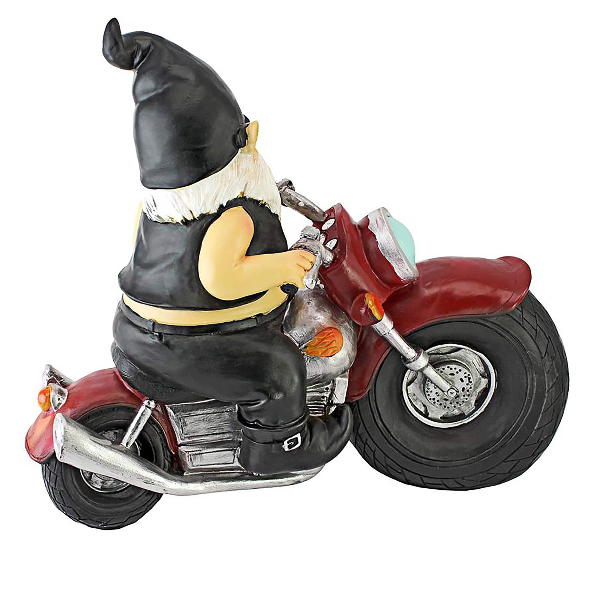 Design Toscano 13&#x22; Biker Gnome Outdoor Statue