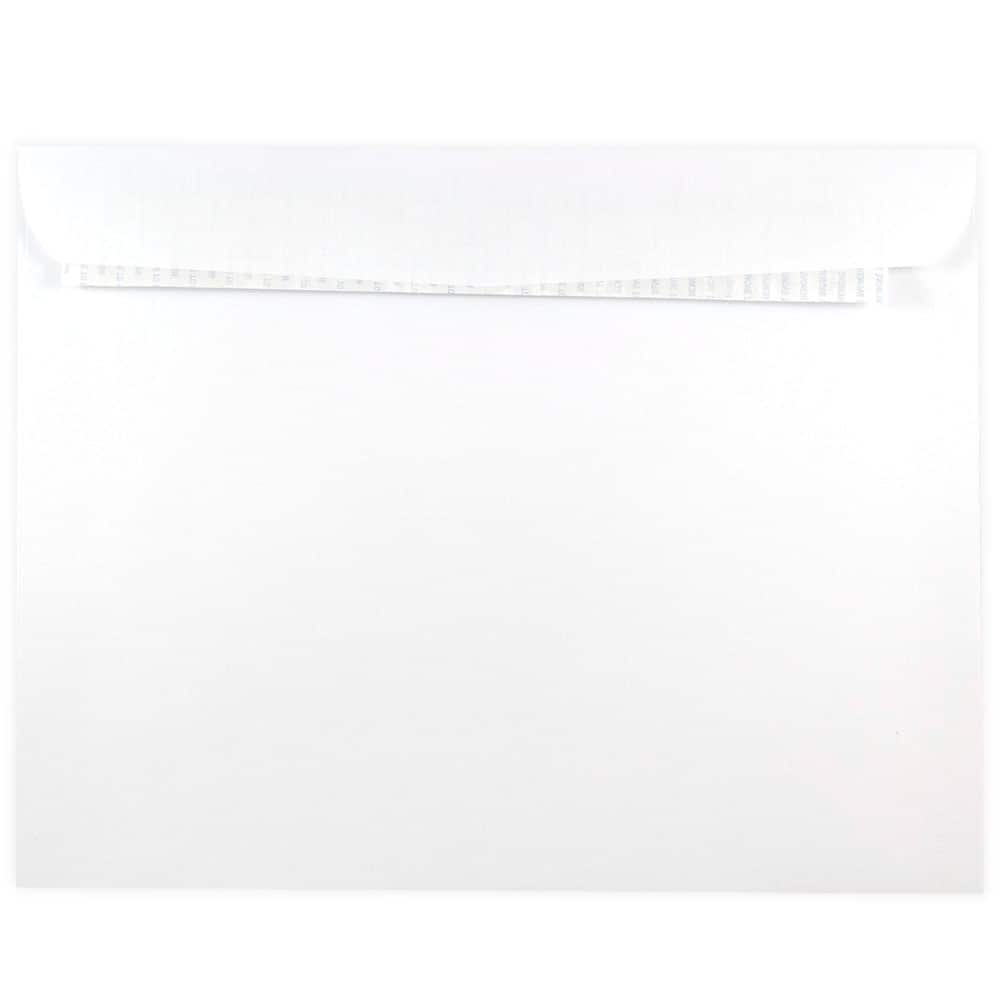 JAM Paper 10" x 13" White Booklet Envelopes