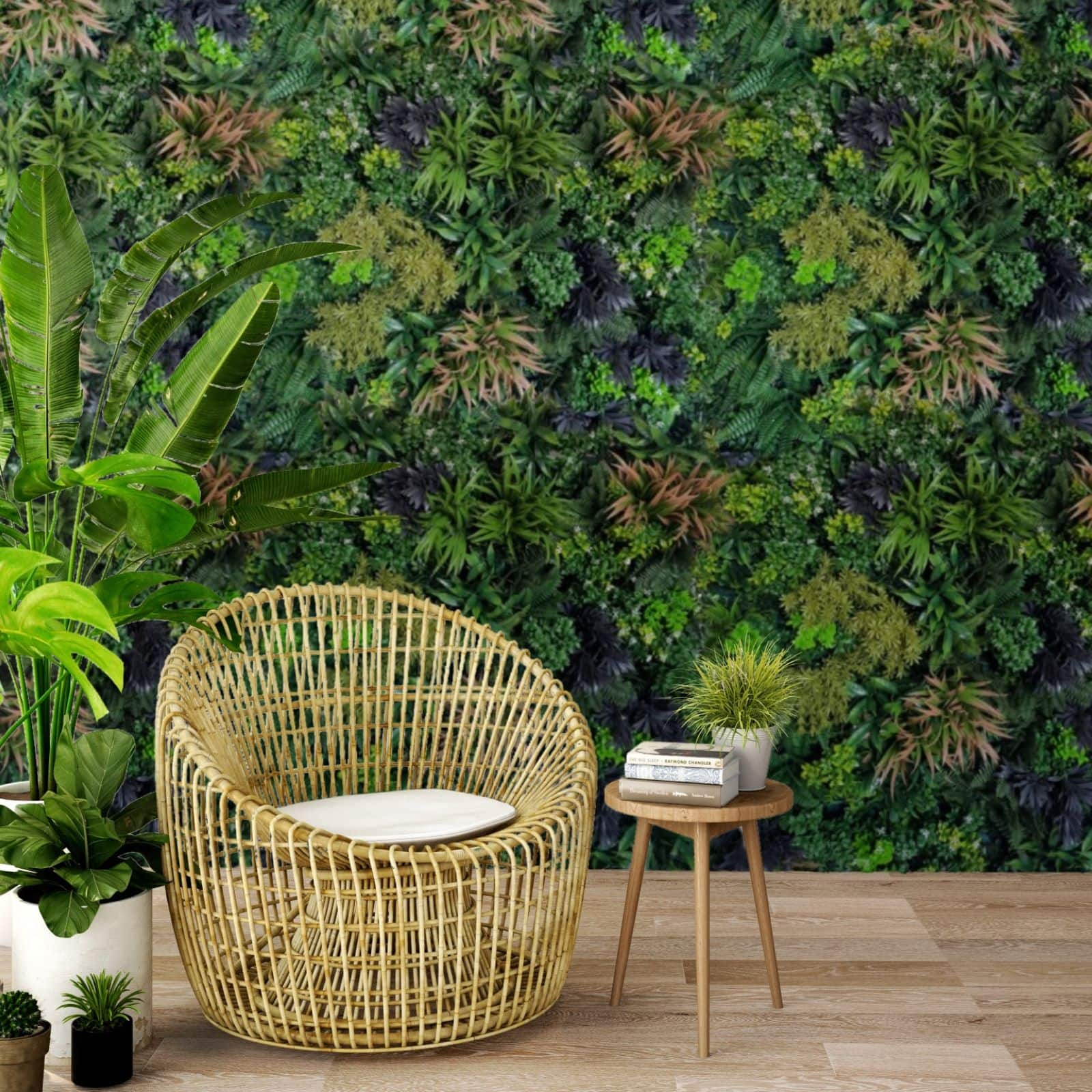 3ft. Ibiza Style Artificial Plant Living Wall Panel