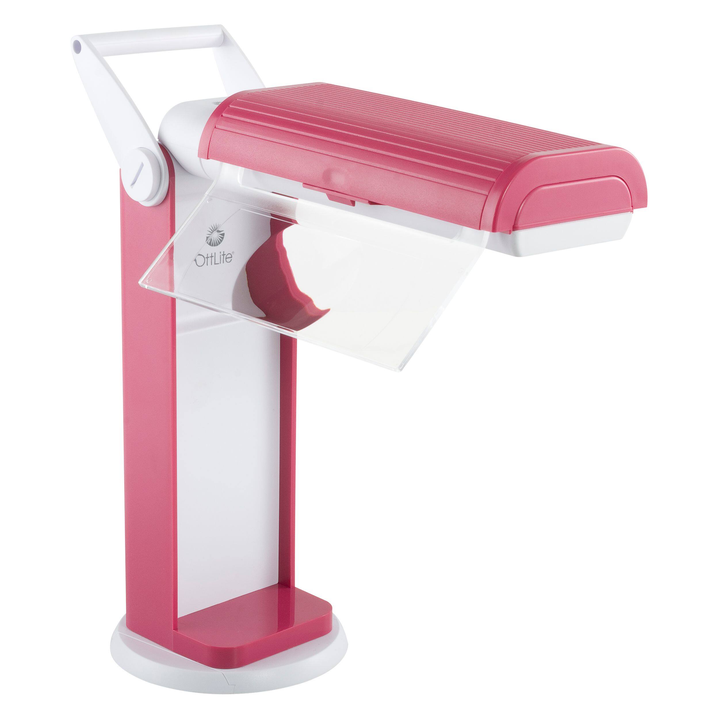 OttLite 11.5" Pink  Magnifier Task Lamp