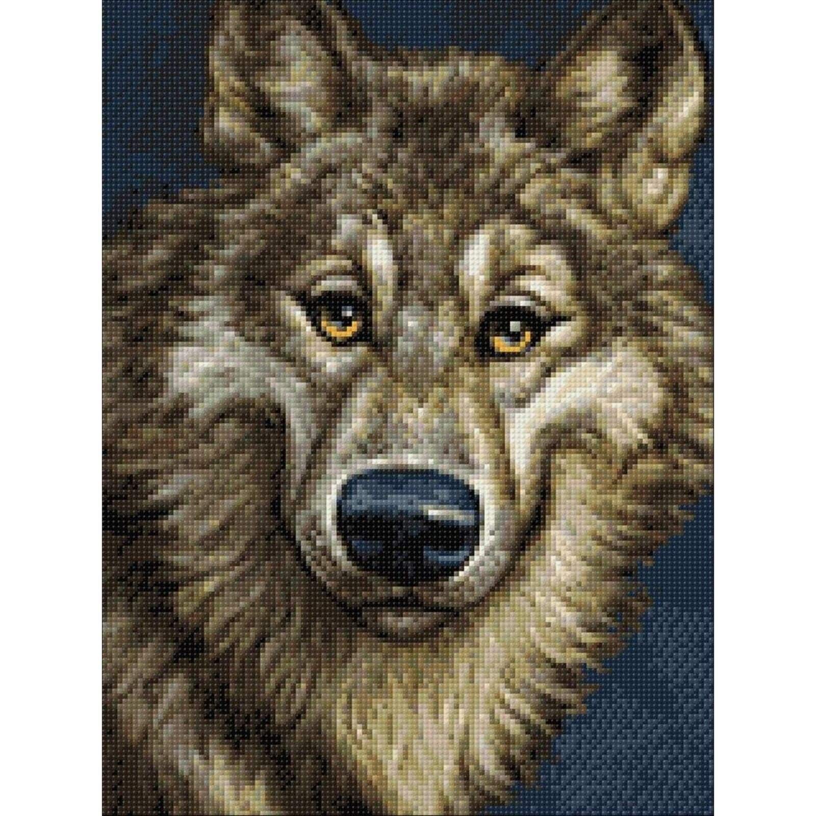 Crafting Spark Wolf Diamond Painting Kit