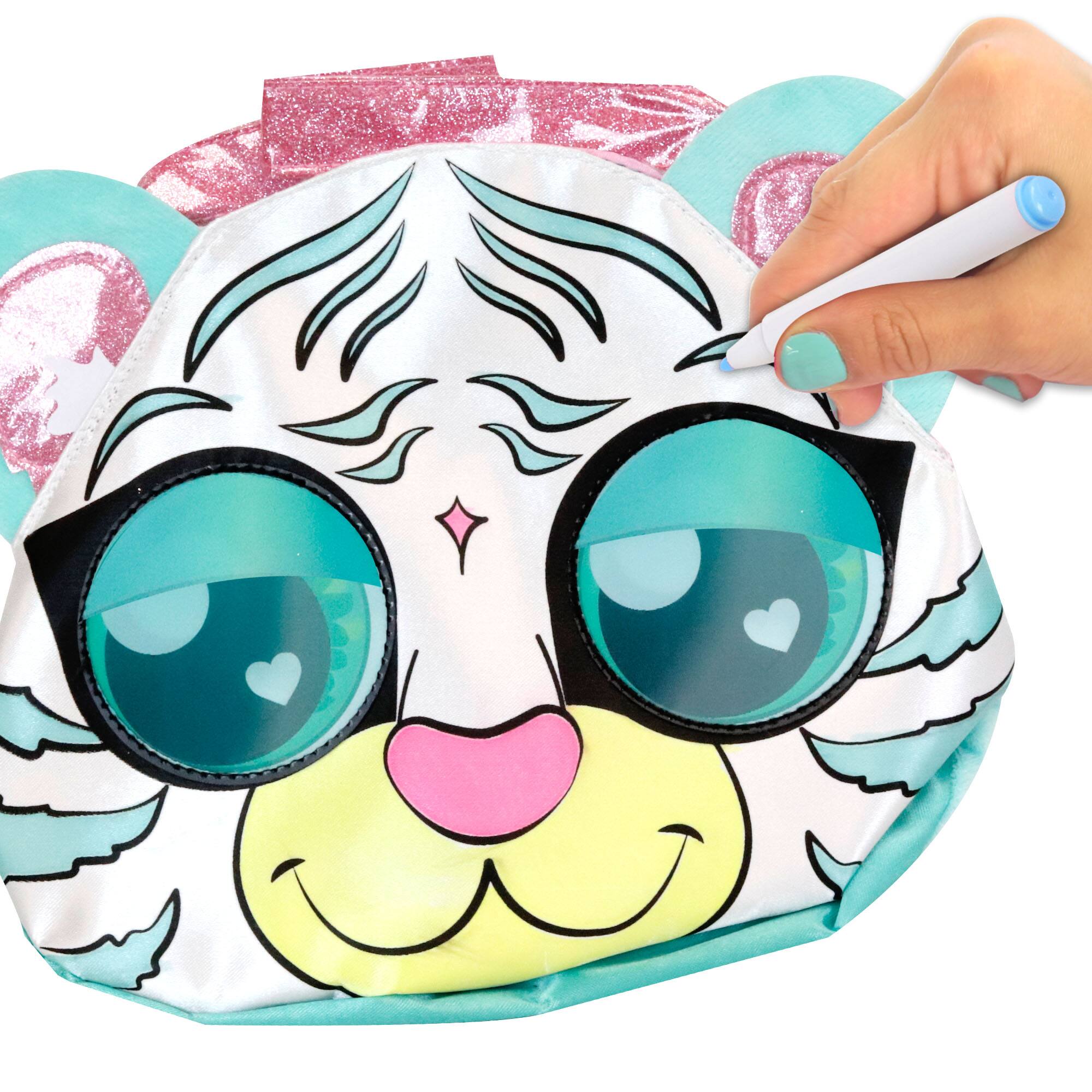 Glam Girl: Color N Style Tiger Messenger Bag Purse Decoration Set