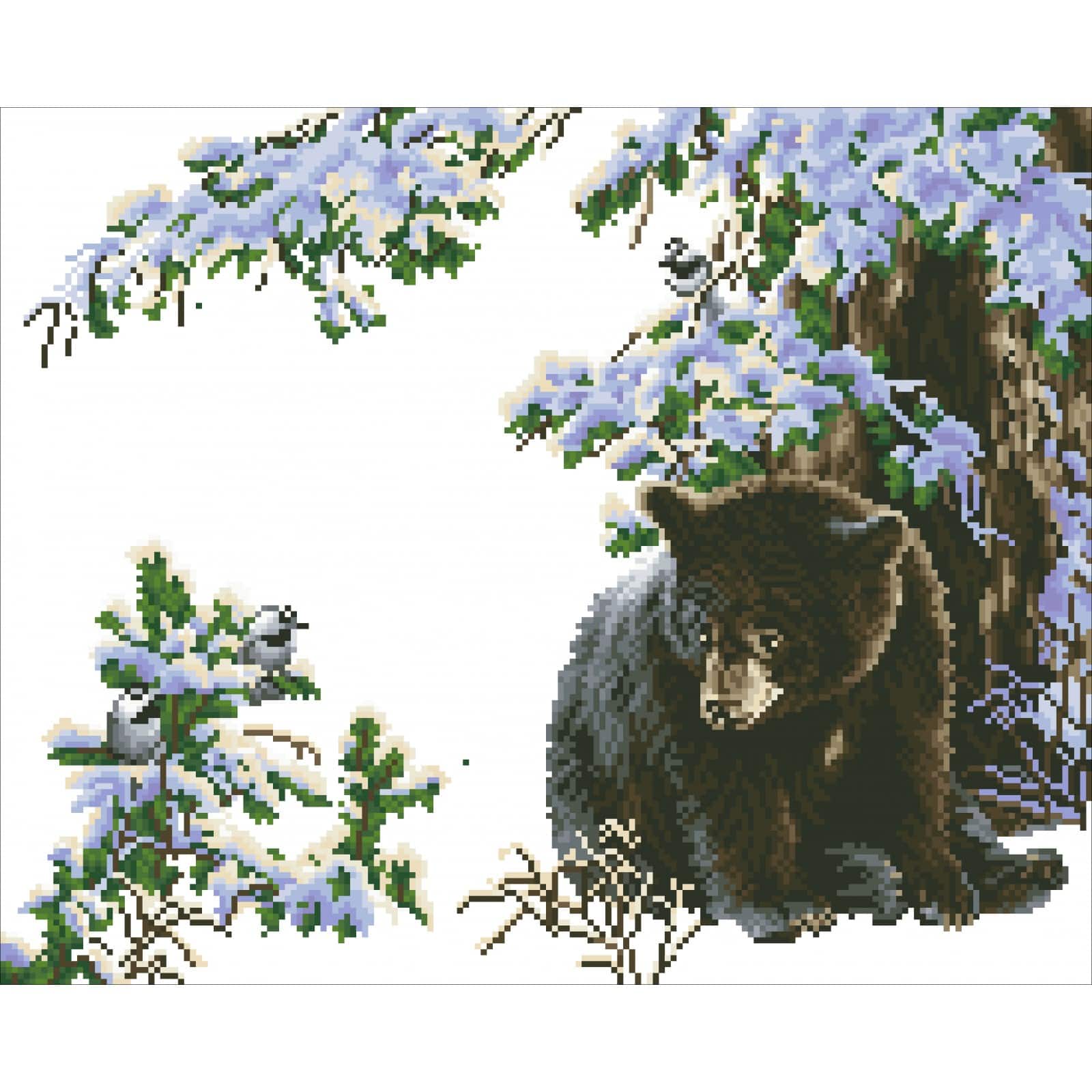Diamond Dotz® Intermediate Rambling Bear Diamond Facet Art Kit