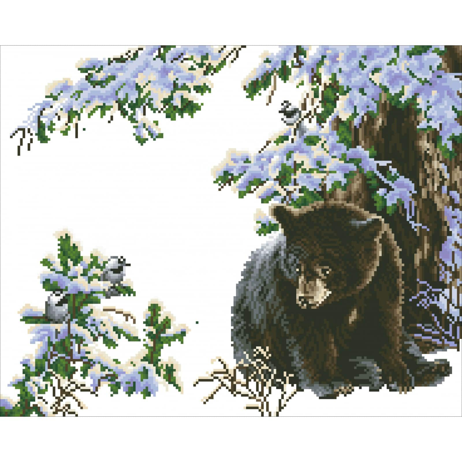 Diamond Dotz&#xAE; Intermediate Rambling Bear Diamond Facet Art Kit