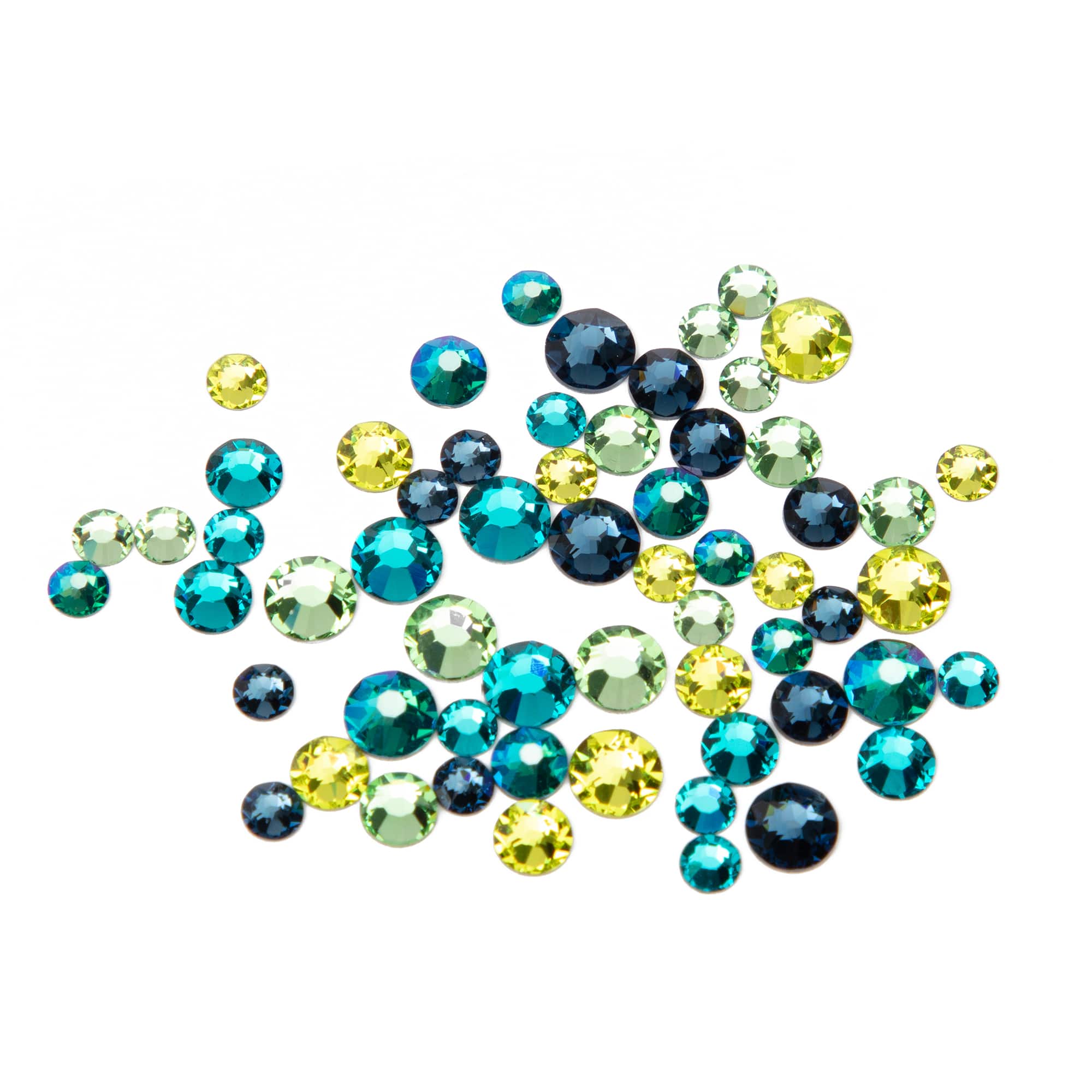 Round Flatback Austrian Crystals Mix by Bead Landing&#x2122;, 60ct.