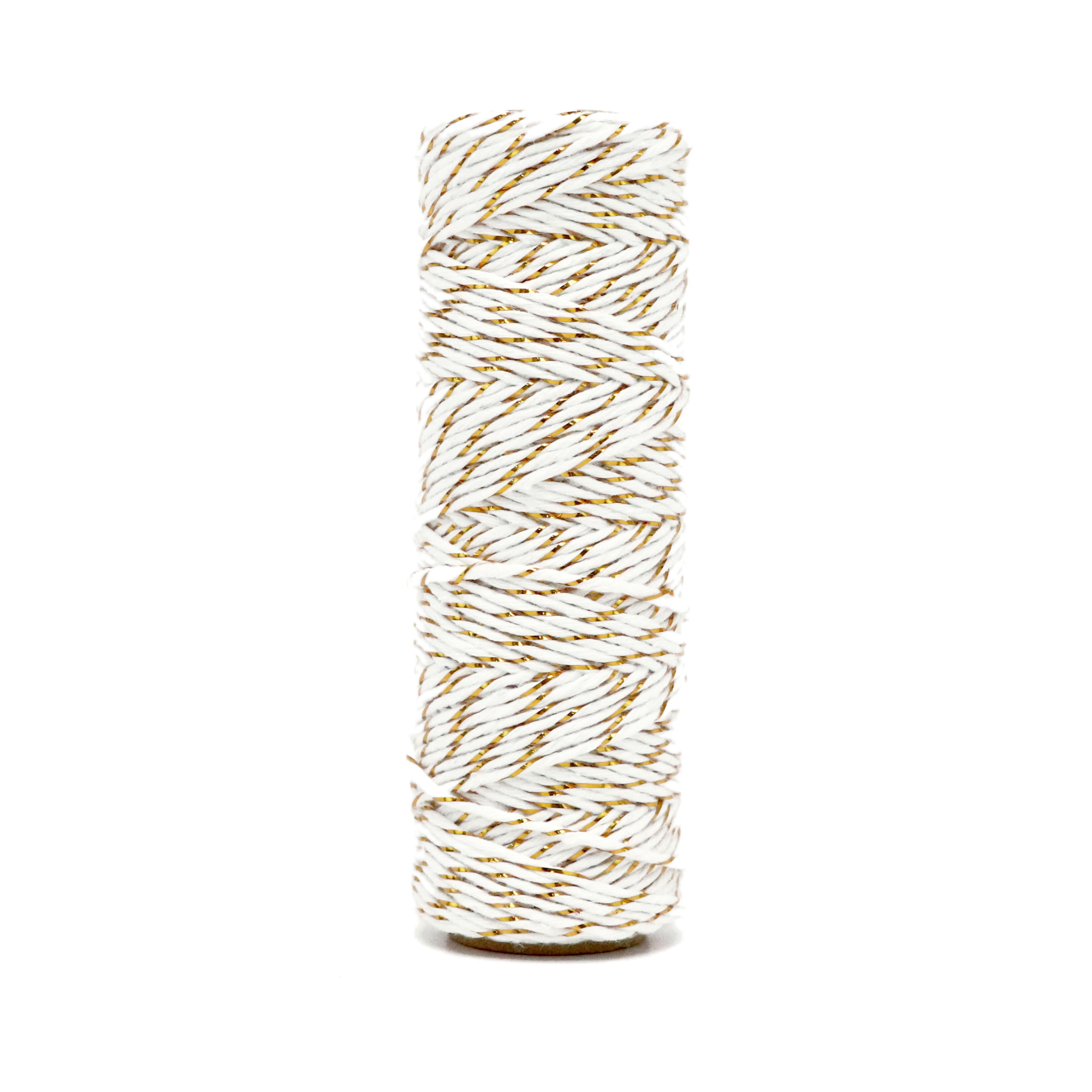 37yd. White &#x26; Gold Twine by Recollections&#x2122;