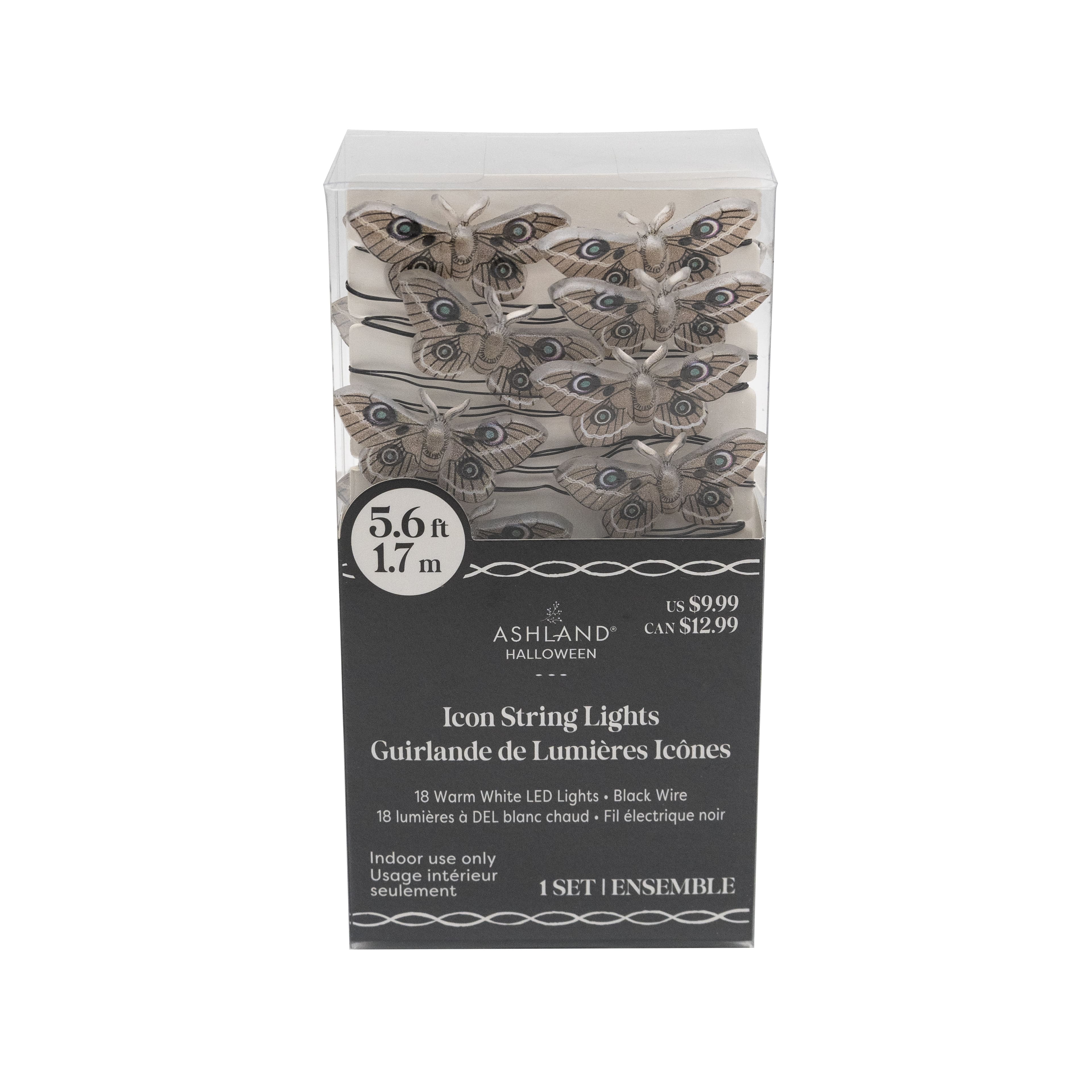 18ct. Moth Icon LED String Lights by Ashland&#xAE;