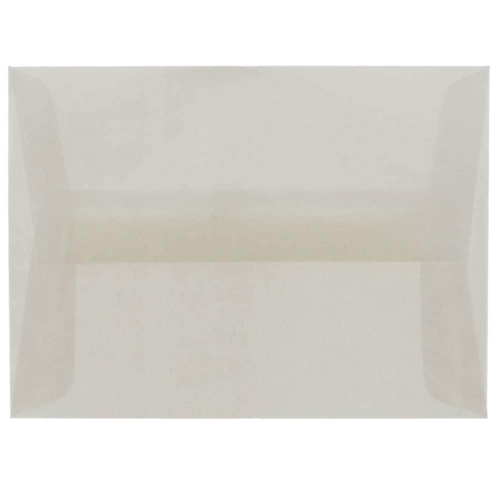JAM Paper A2 Translucent Vellum Invitation Envelopes, 25ct.