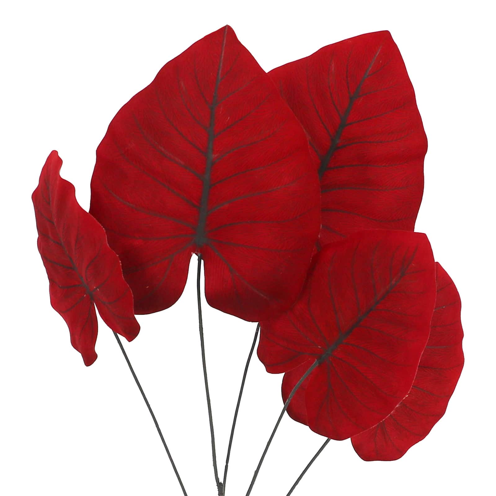 32&#x22; Red Dasheen Leaves Stem by Ashland&#xAE;