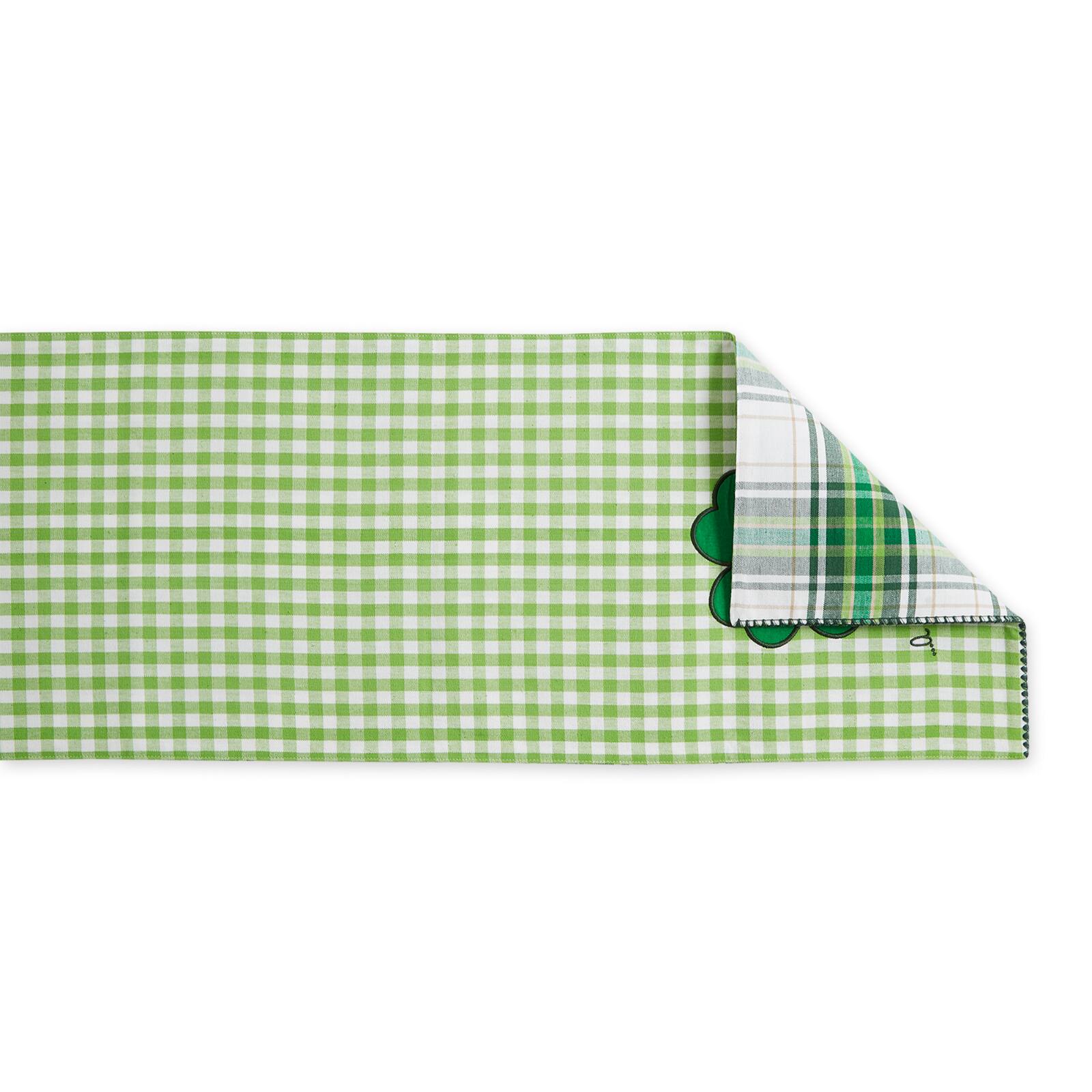 DII&#xAE; 72&#x22; A Wee Bit O Luck Embroidered Table Runner 13x72