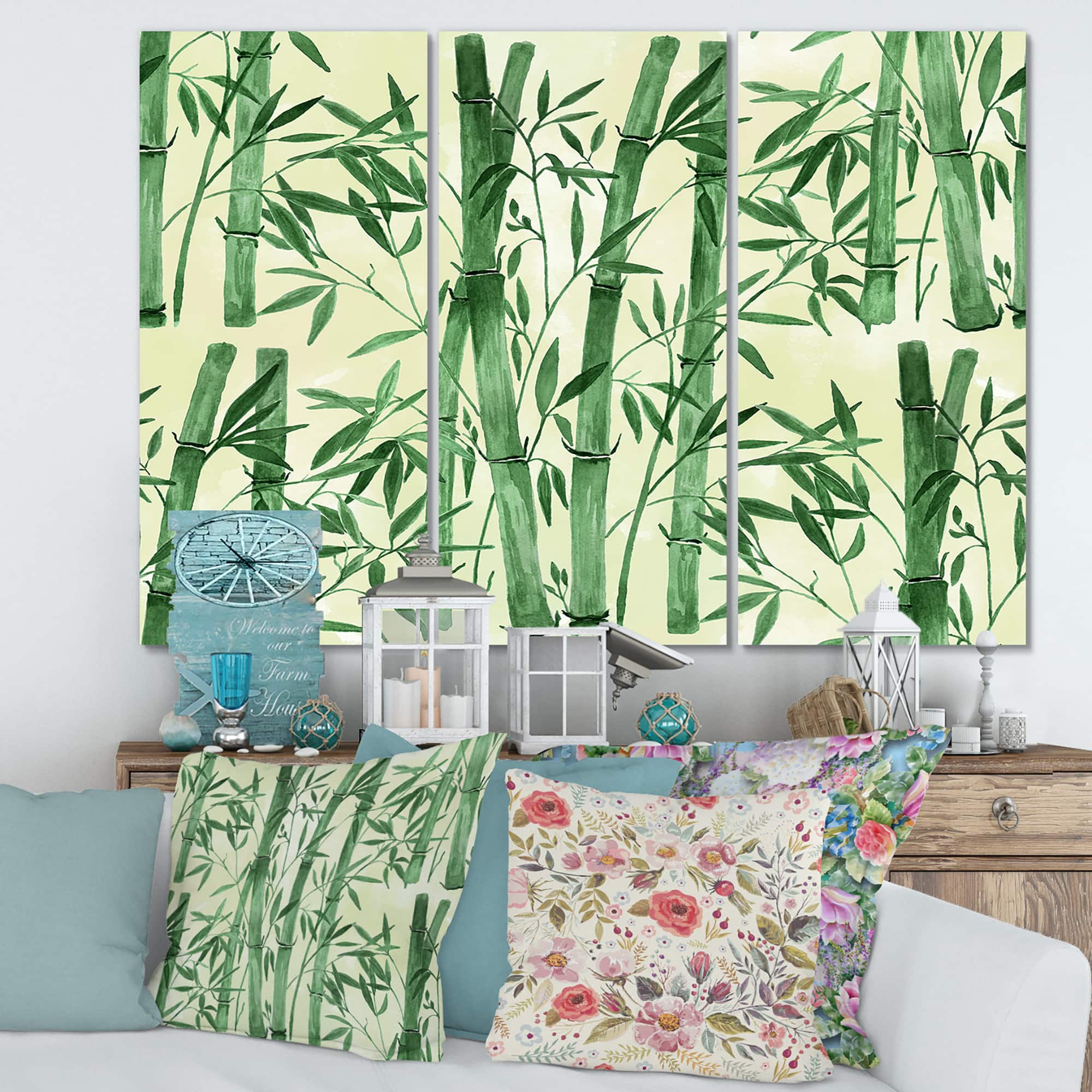Designart - Bamboo Branches In The Forest I