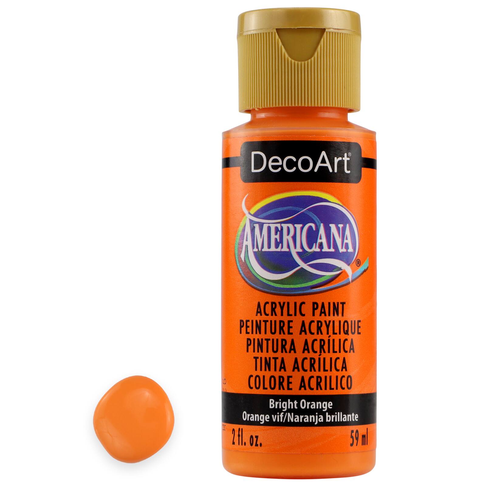 DecoArt Americana Acrylic Paint, 2 oz, Burnt Orange