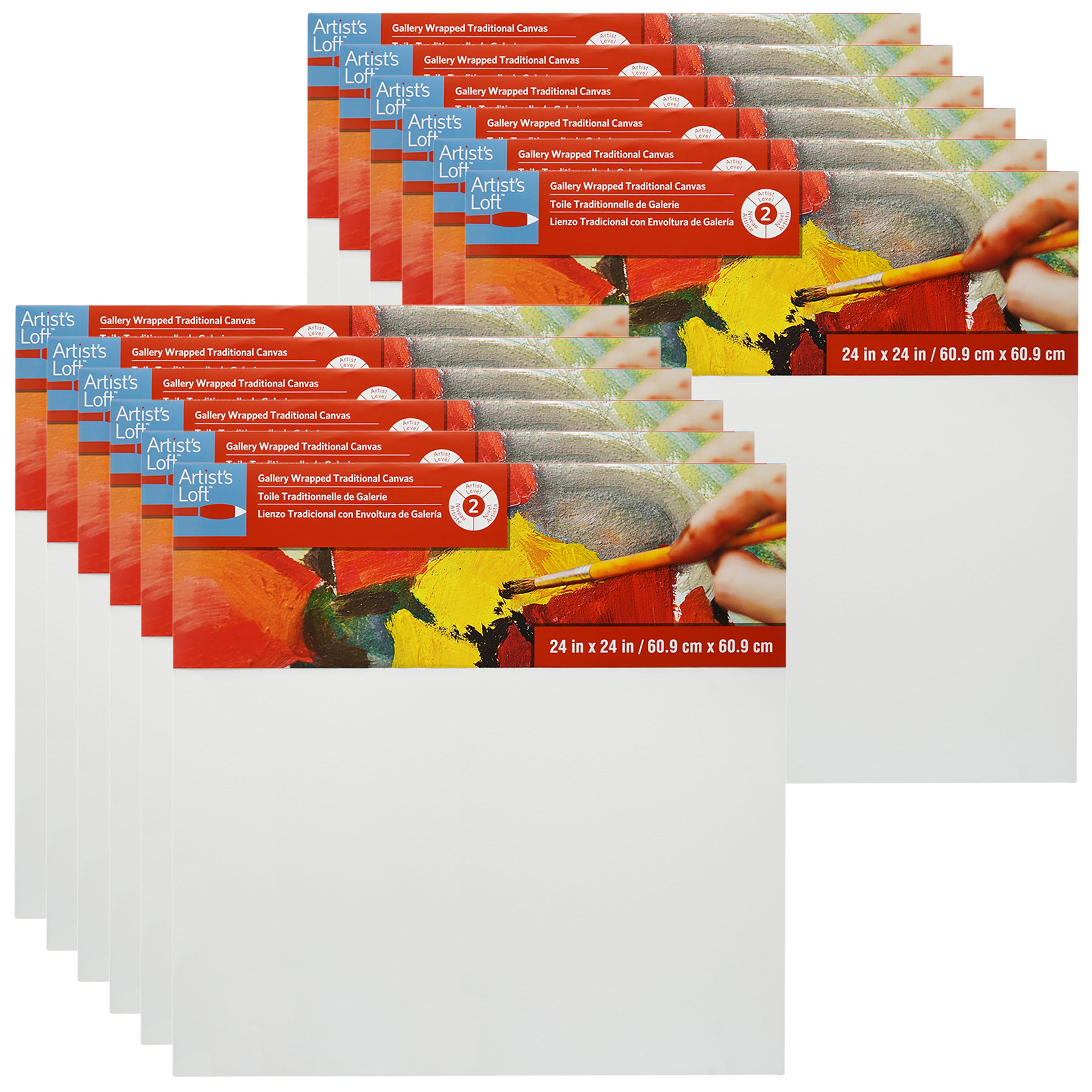 12 Pack: Level 2 Gallery Wrapped Traditional Canvas by Artist's Loft®