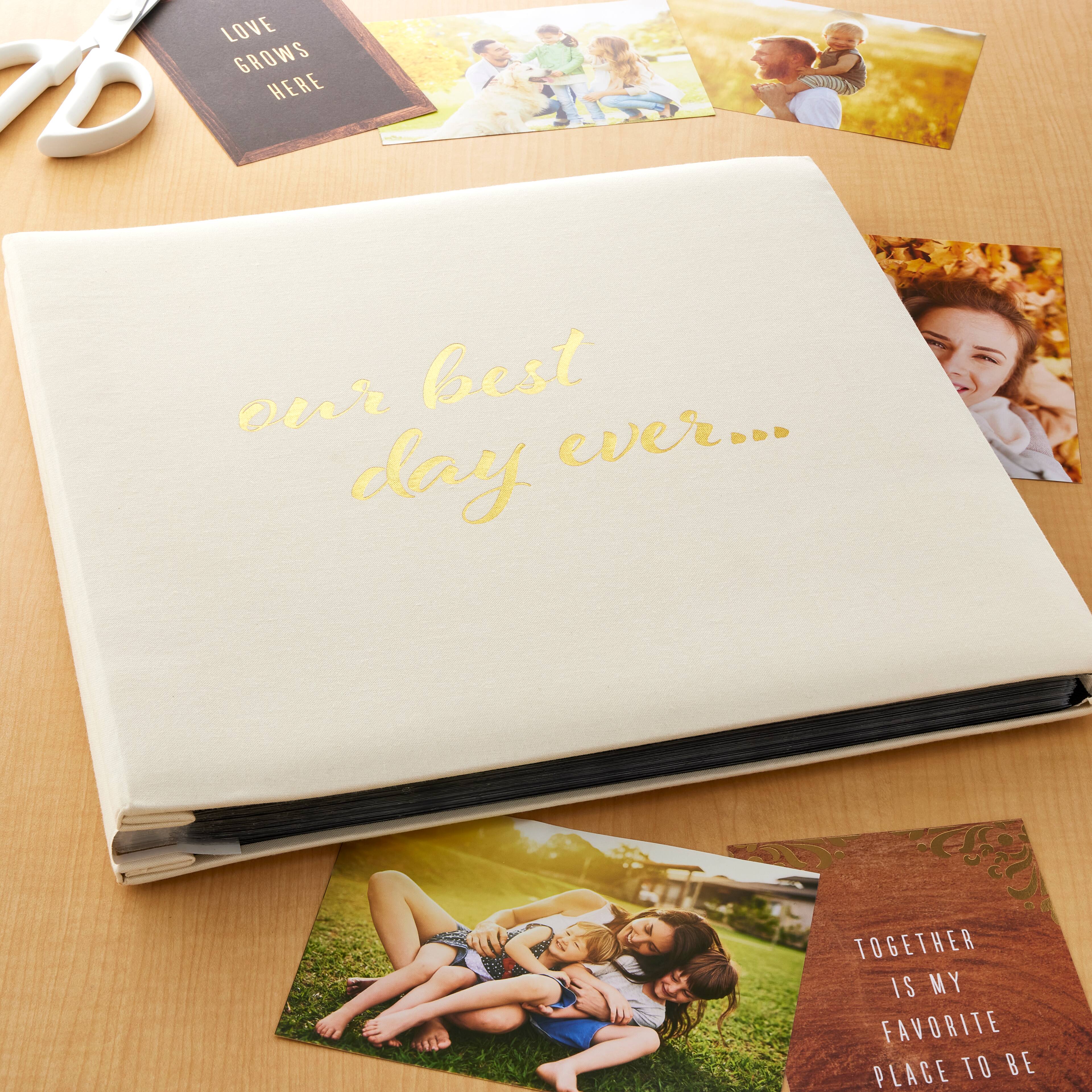 6 Pack: Our Best Day Ever Scrapbook Album by Recollections | Michaels