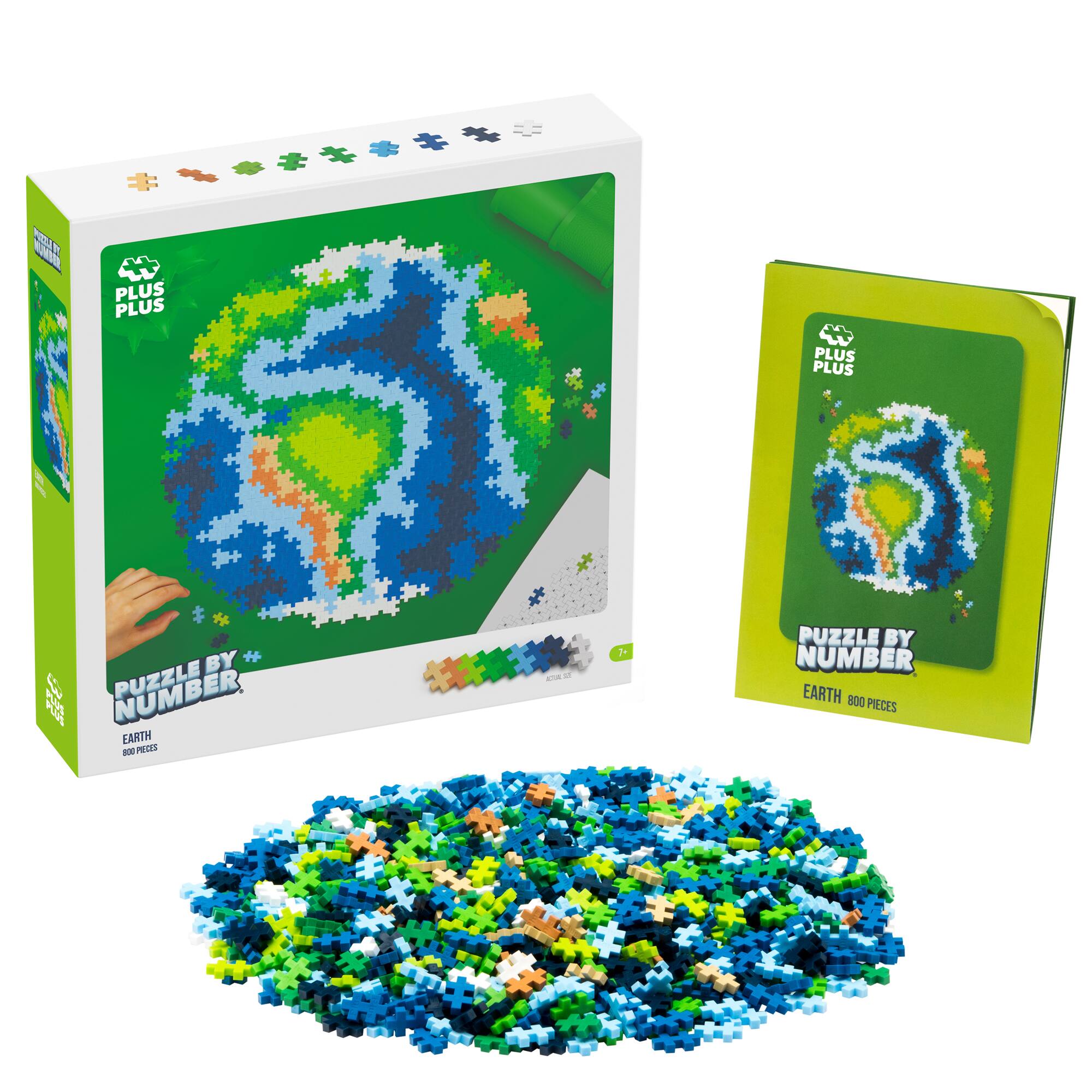 Plus-Plus&#xAE; Earth 800 Piece Puzzle by Number&#xAE;