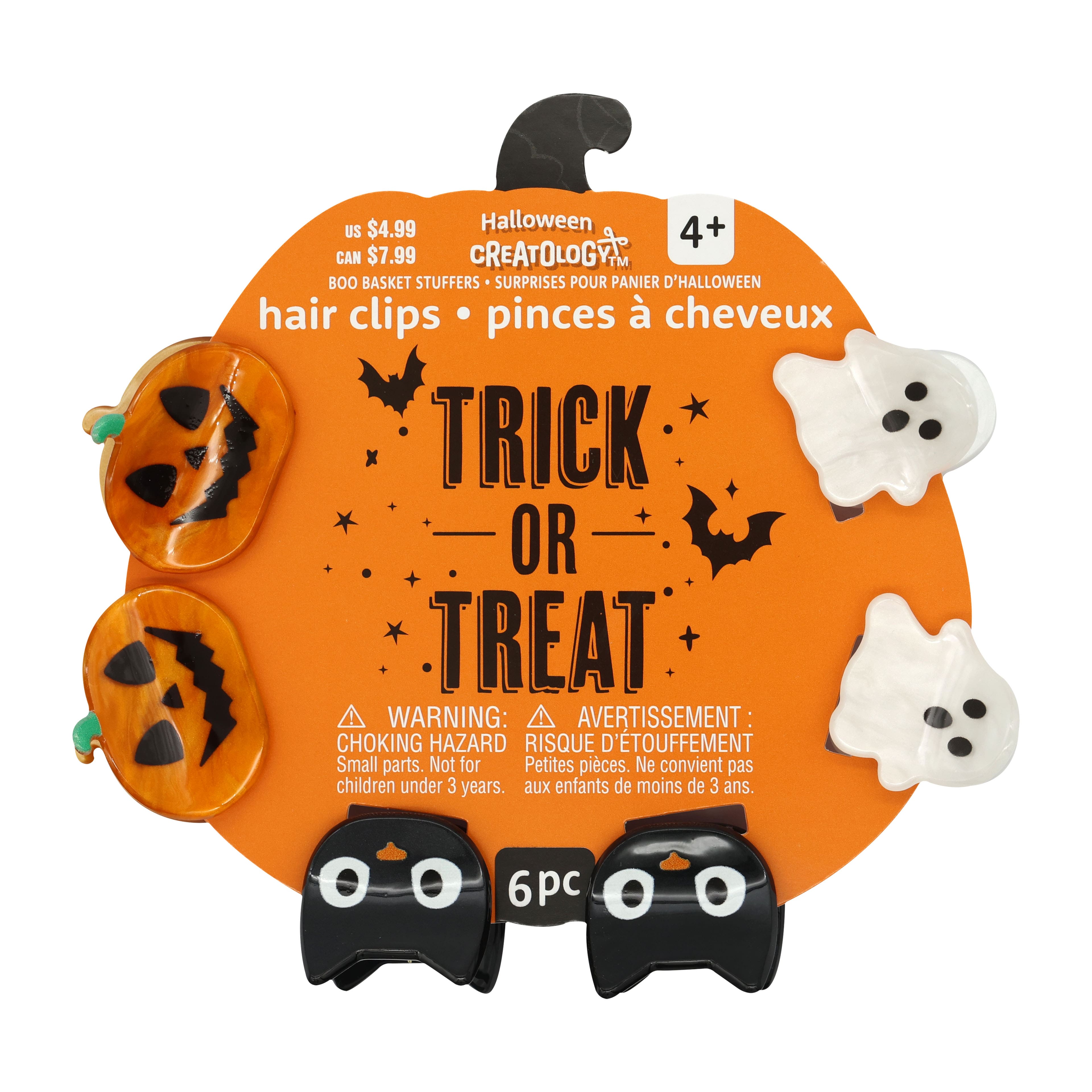 Trick-or-Treat Mini Hair Clips by Creatology&#x2122;