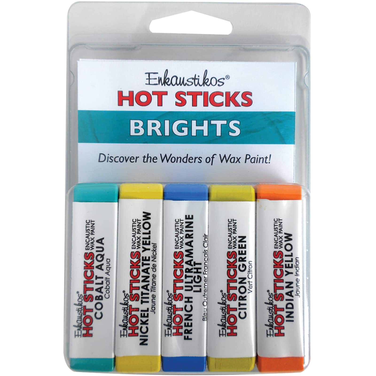 Enkaustikos&#xAE; Hot Sticks Brights Paint Set