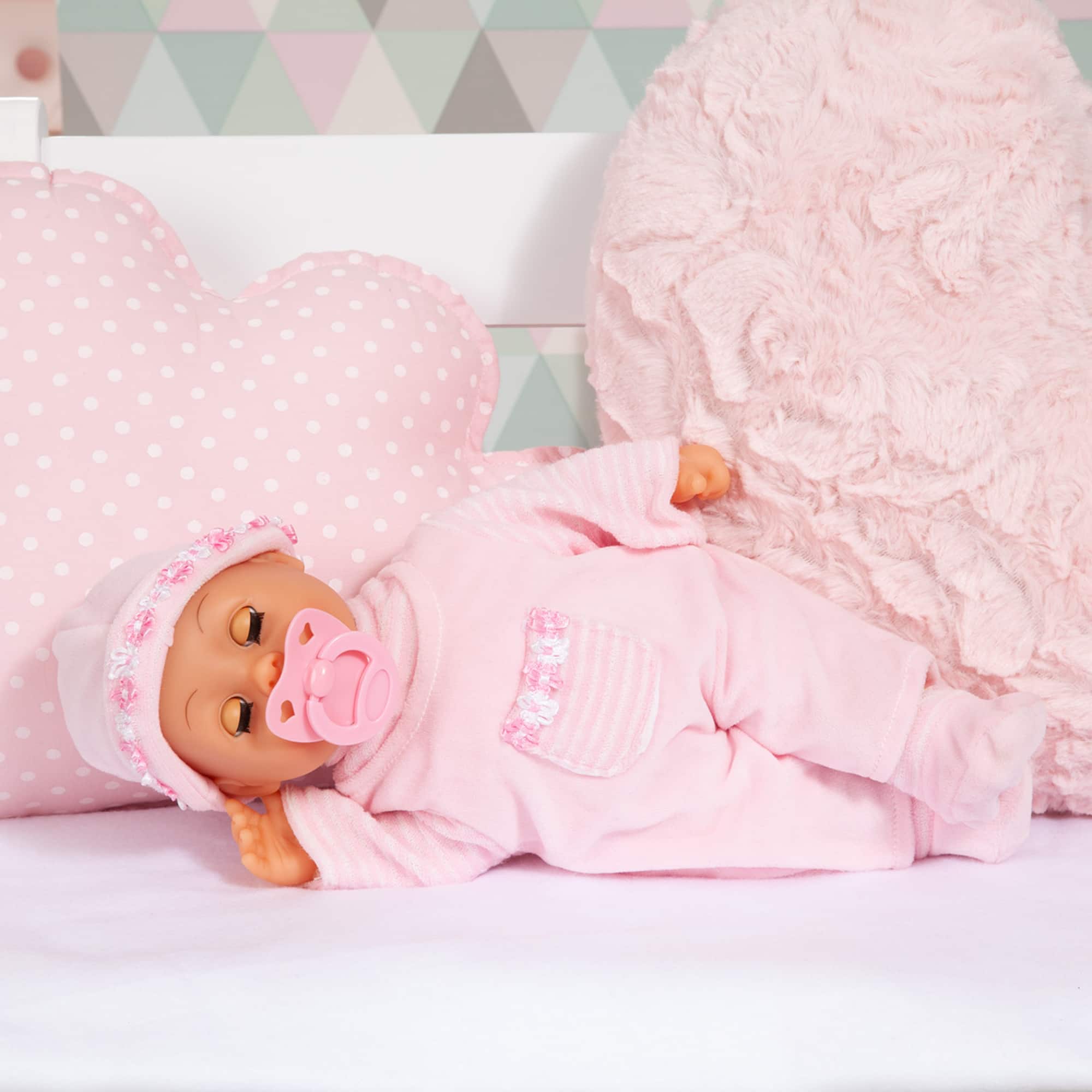 Bayer Design 15&#x22; Light Pink First Words Baby Doll