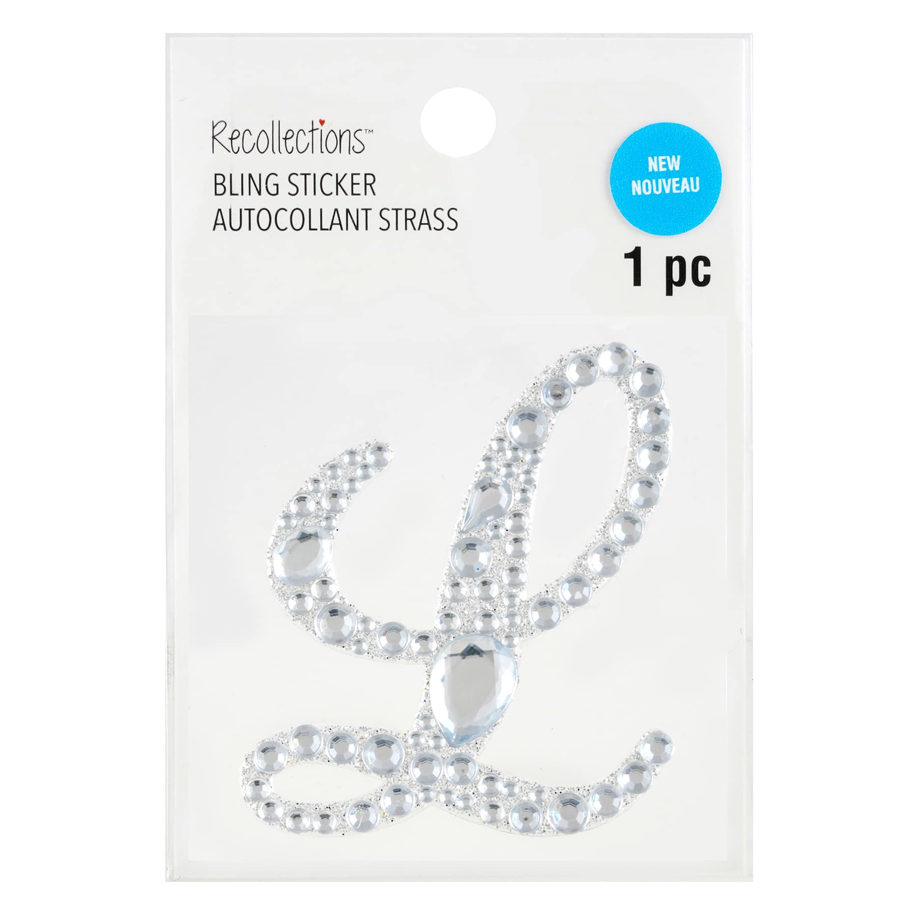 12 Pack: Bling Alphabet Letter Sticker by Recollections™