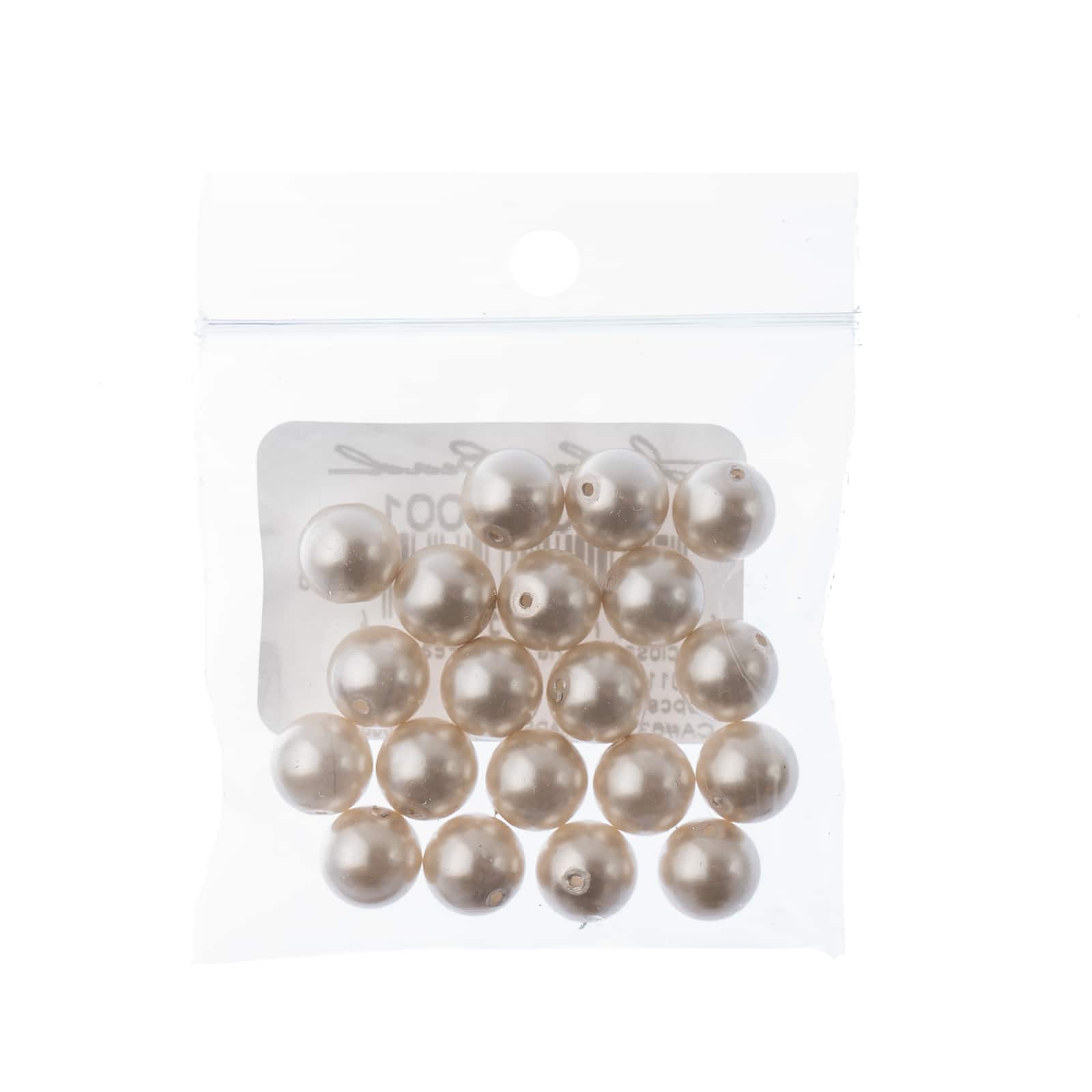 Preciosa Maxima 8mm Glass Nacre Pearls, 20ct.