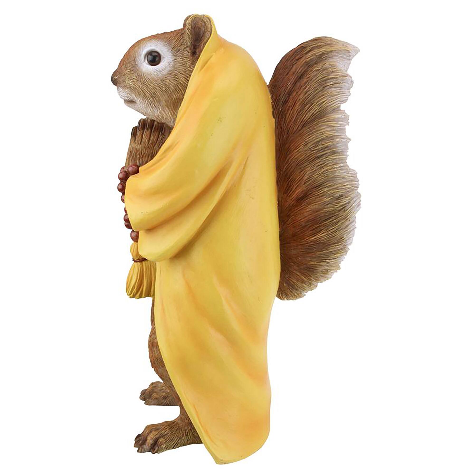 Design Toscano 10.5&#x22; Sensei Monk Zen Garden Squirrel Animal Statue
