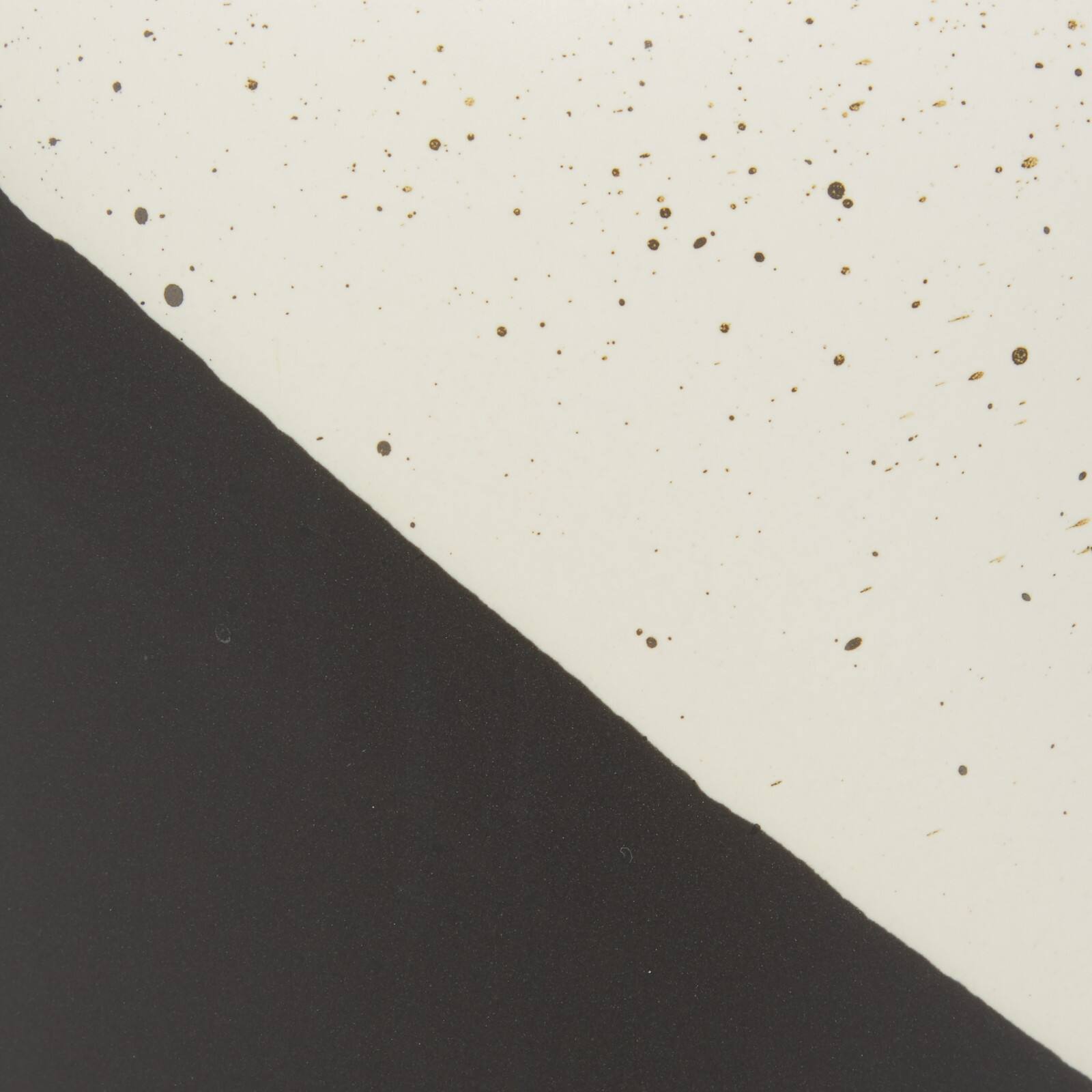 Black Ceramic Contemporary Vase, 10" x 6" x 6"