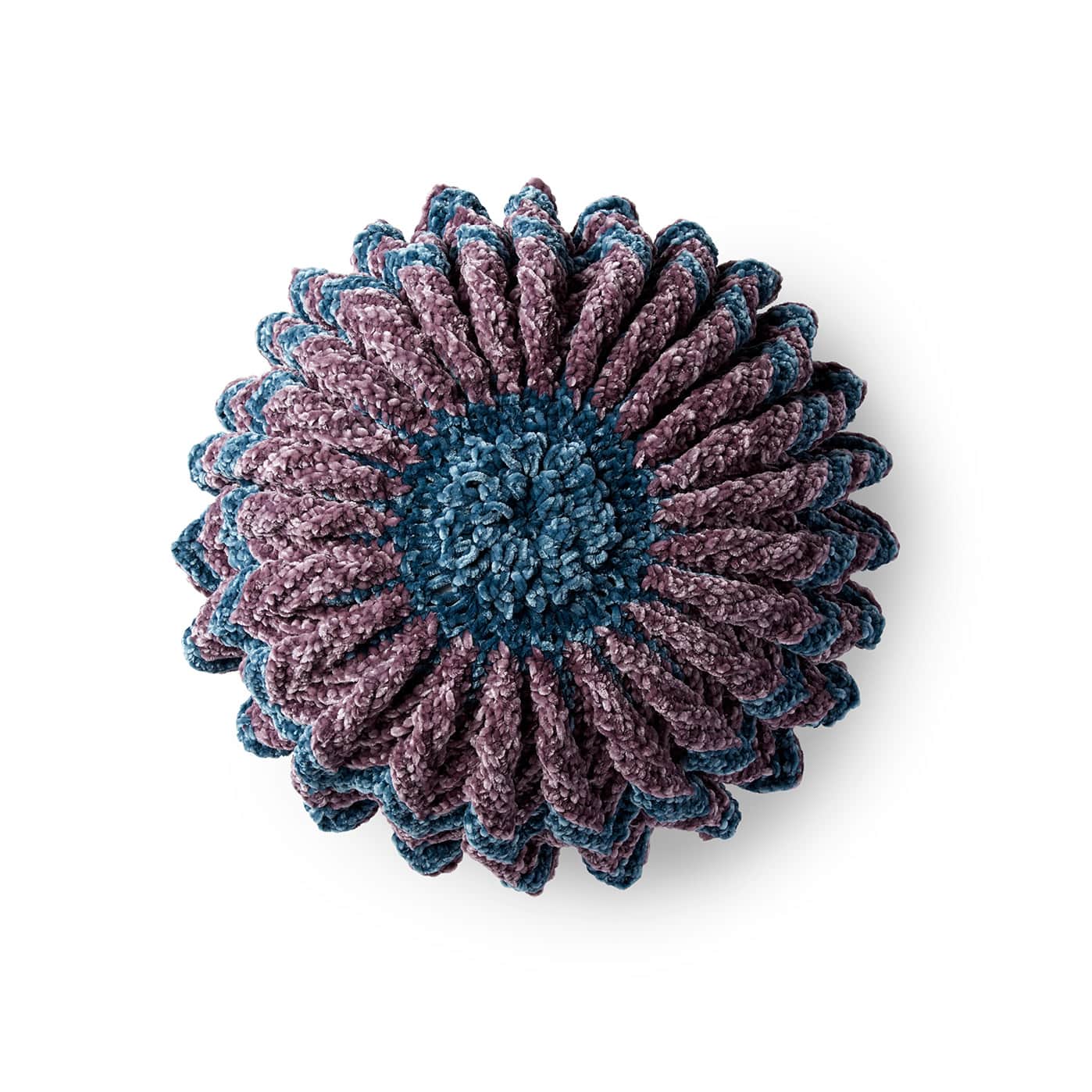 Bernat&#xAE; Velvet&#x2122; Crochet Pleated Pillow