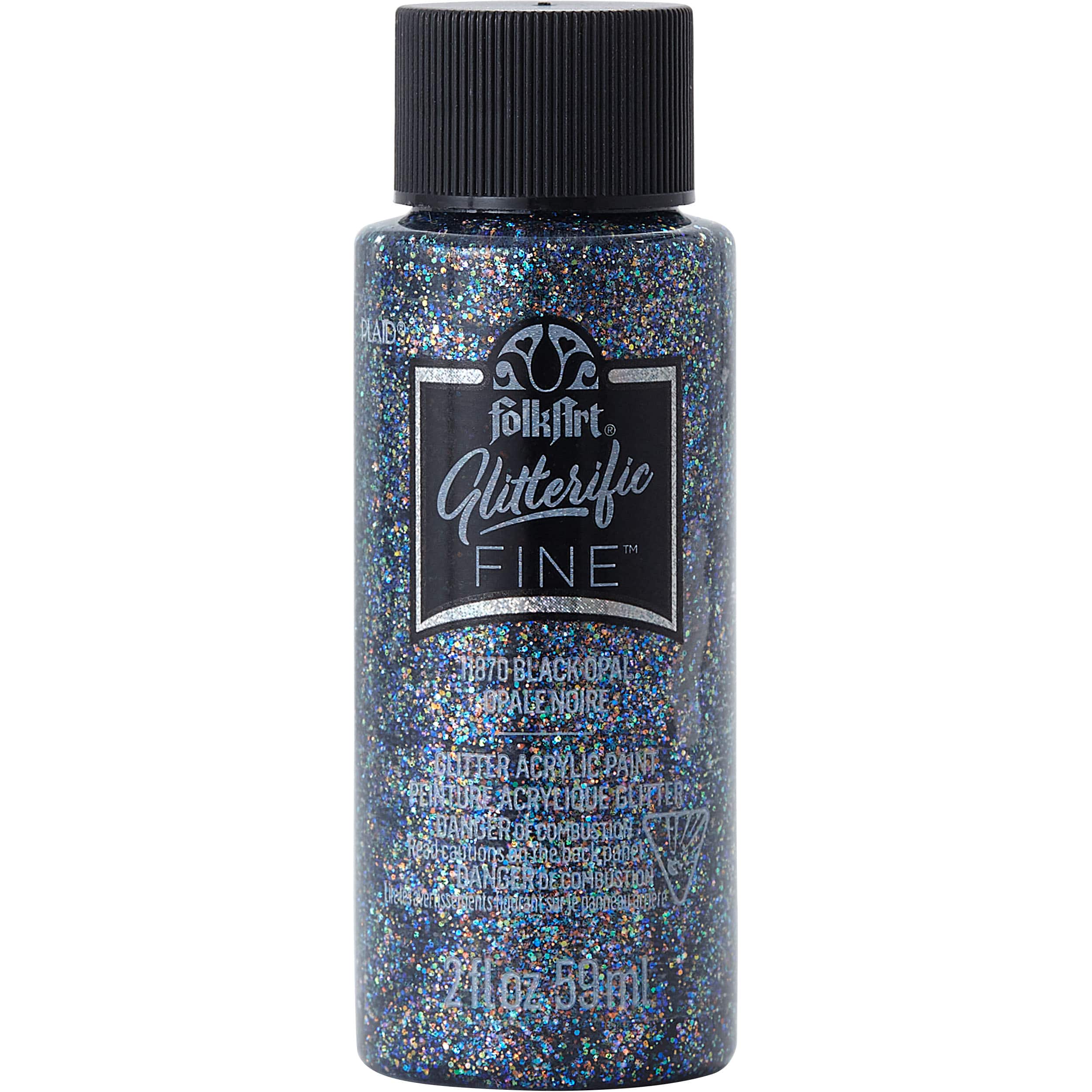 12 Pack: FolkArt® Glitterific Fine™ Glitter Acrylic Paint
