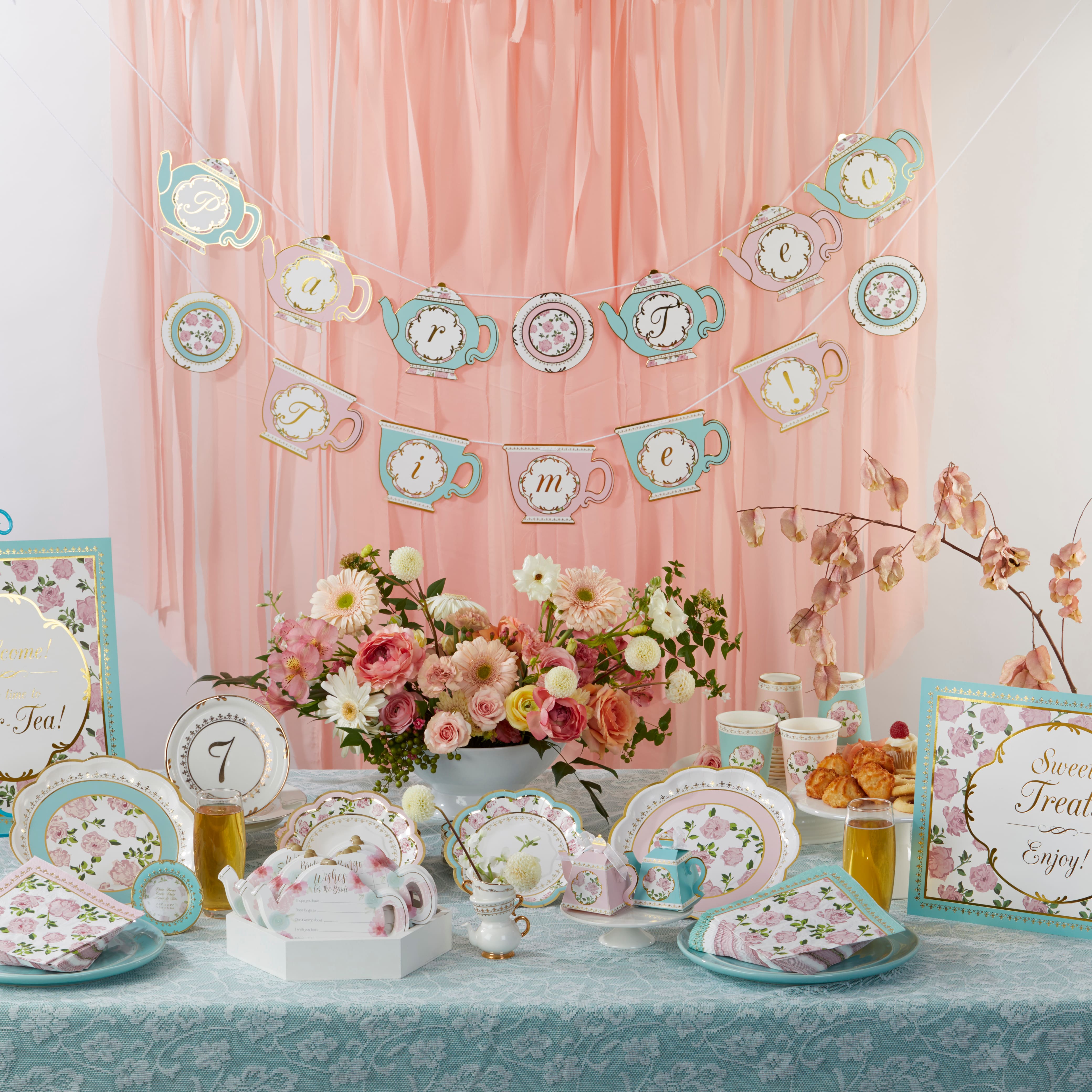 Kate Aspen® Tea Time Whimsy Par-Tea Time Party Decor Kit