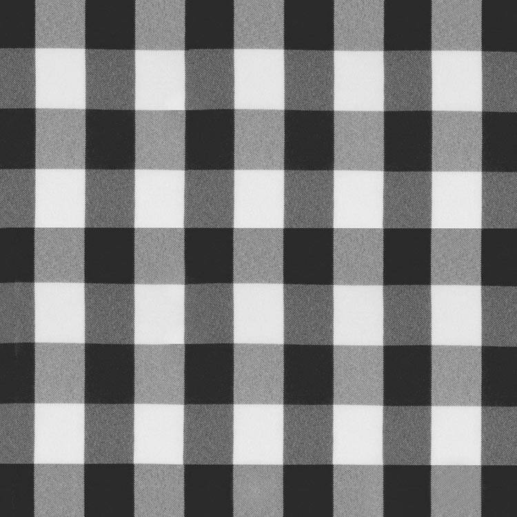 Black Picnic Check Poplin