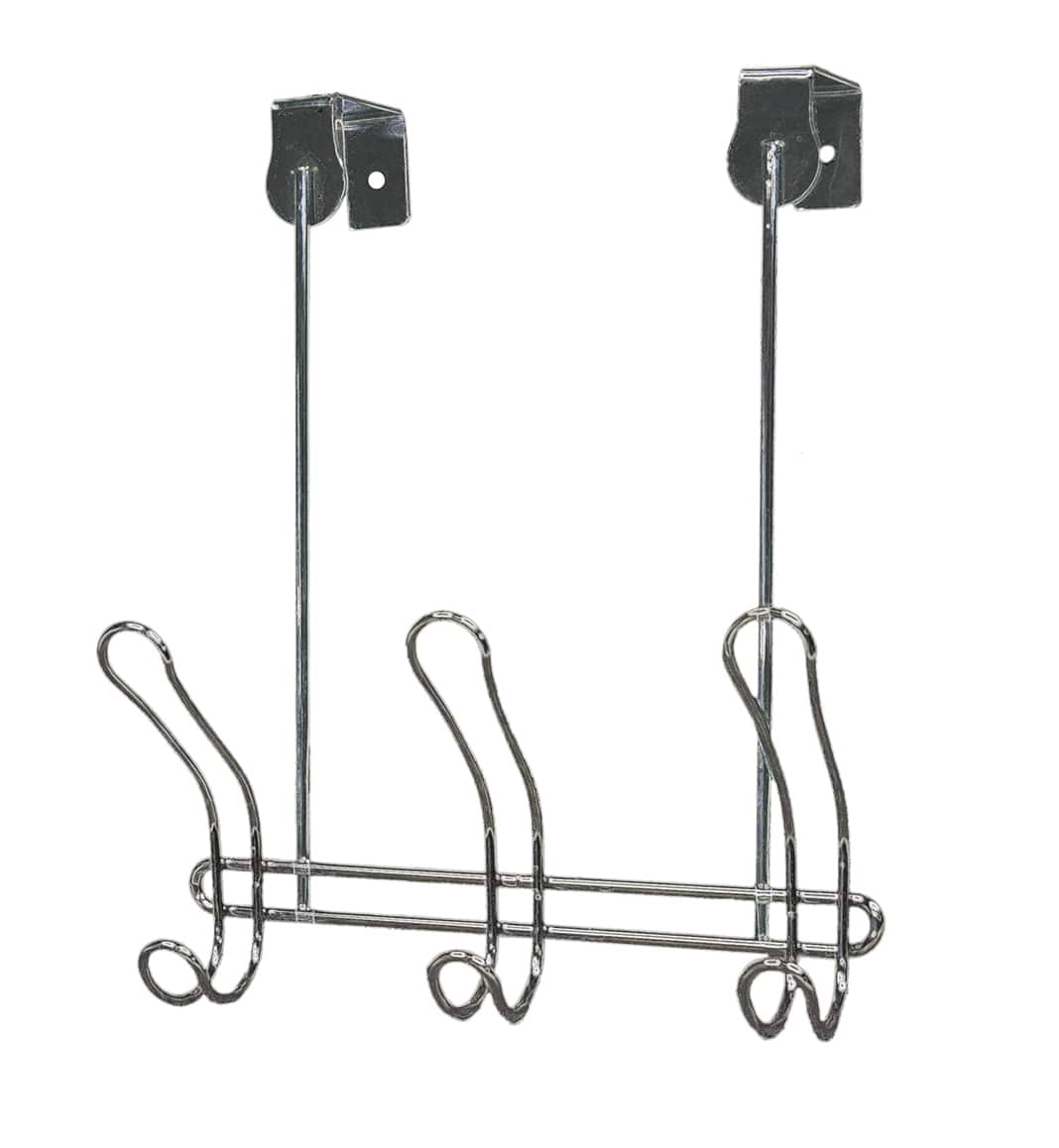 Simplify Chrome 3-Hook Compact Over the Door Hooks