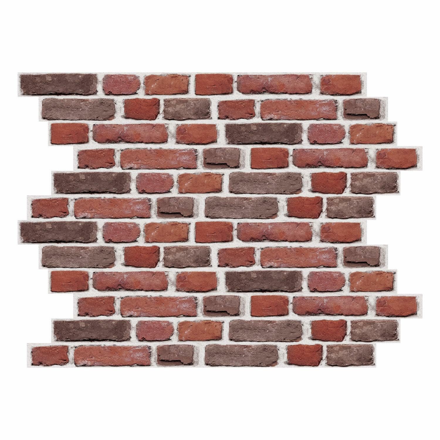 RoomMates Red Brick Peel &#x26; Stick Giant Wall Decals