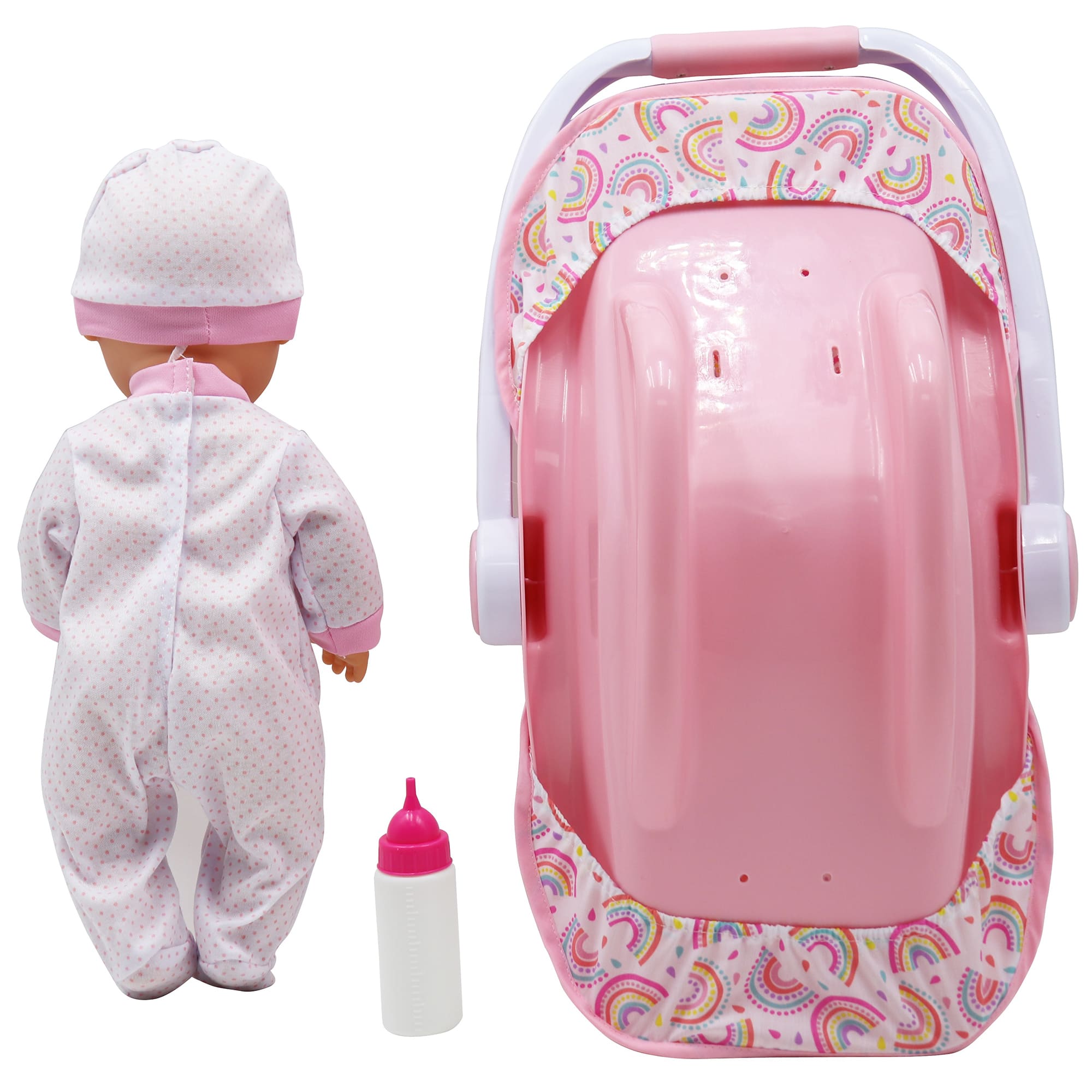 Dream Collection 16" Baby Doll with Toy Carrier