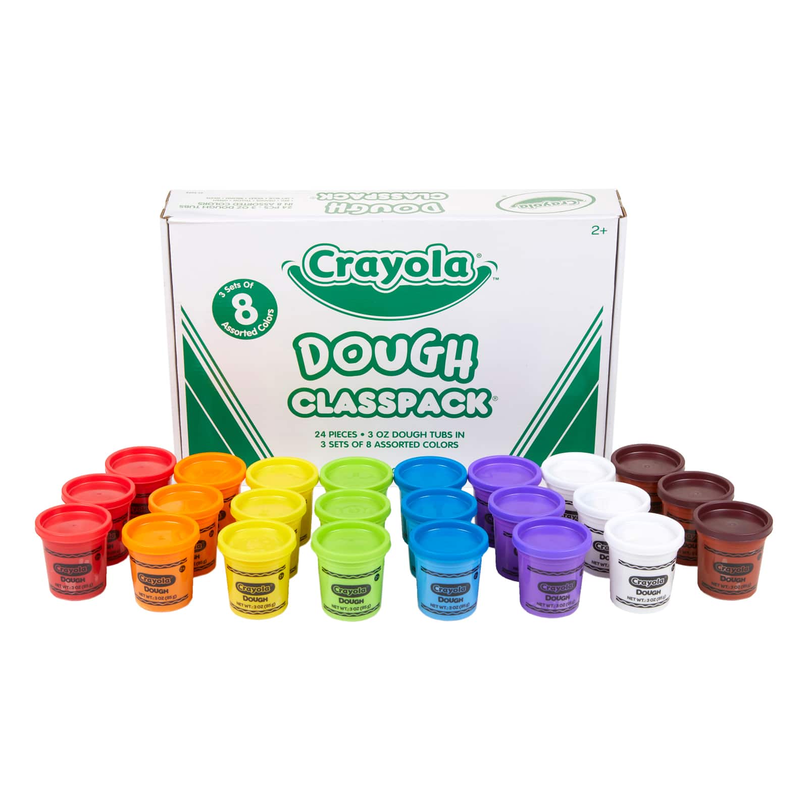 Colorations Multicolor Value Pack Modeling Dough for Kids, 14 Colors, 5 oz  Each Tub, Arts and Crafts, Party Favors, Bulk Dough, Holiday Basket Stuffer