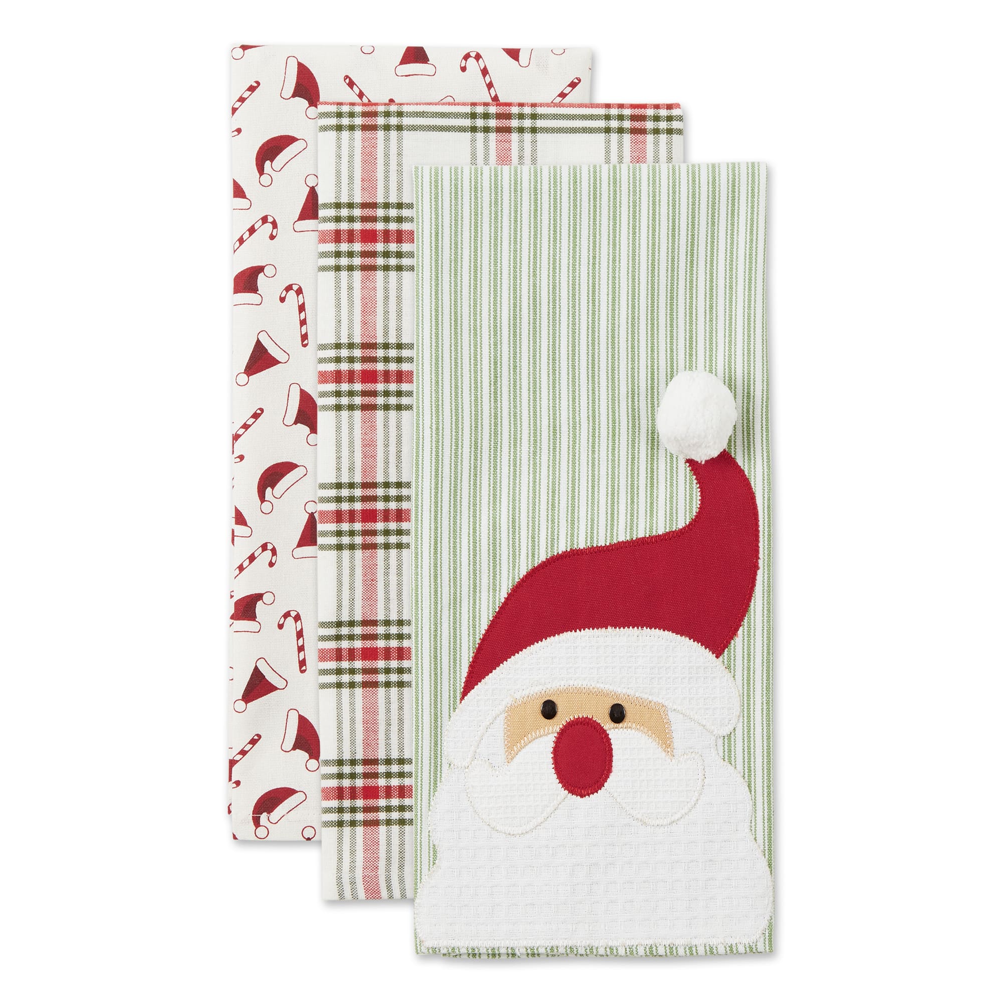 DII&#xAE; Santa Dishtowel Set