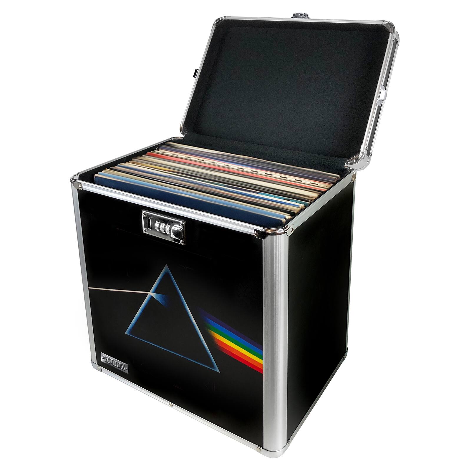 Vaultz Pink Floyd Dark Side of The Moon Vinyl Record Storage Case