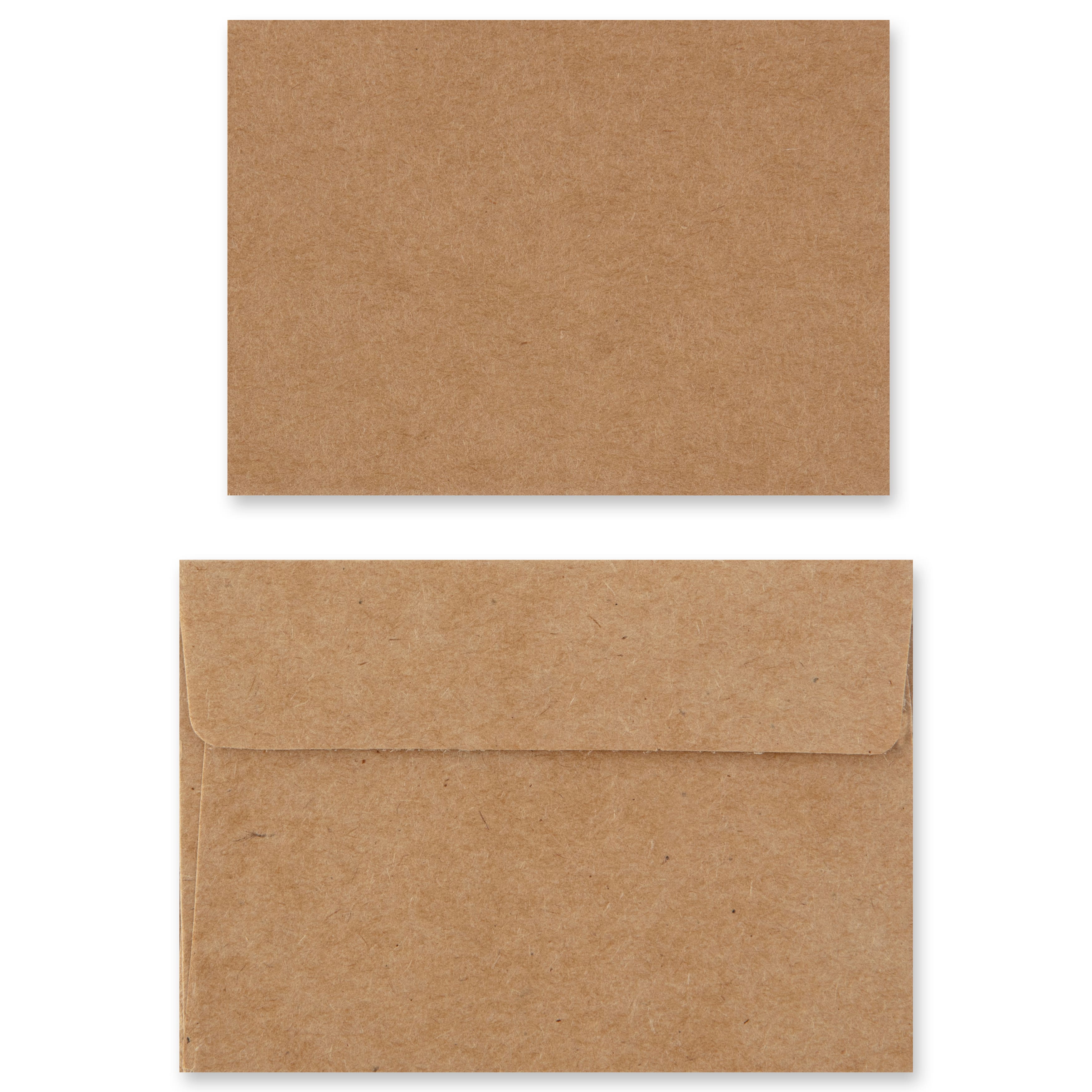 Kraft Gift Card & Envelope Set by Recollections™, 2.5" x 3.5"