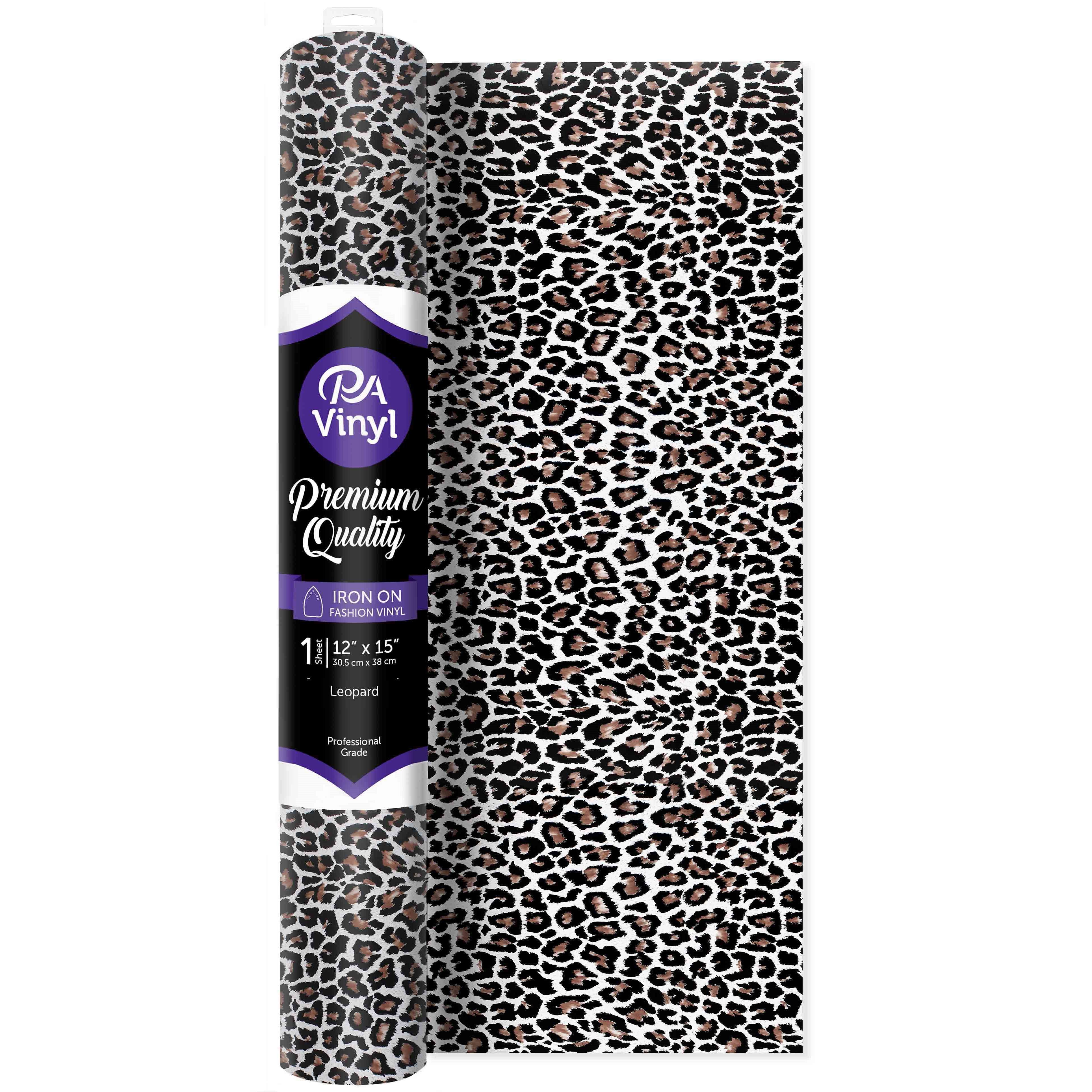 PA Vinyl Leopard Print Iron On Vinyl