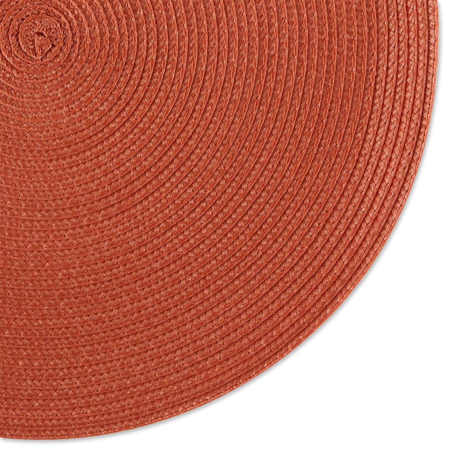 DII® Round Plastic Woven Placemats, 6ct.