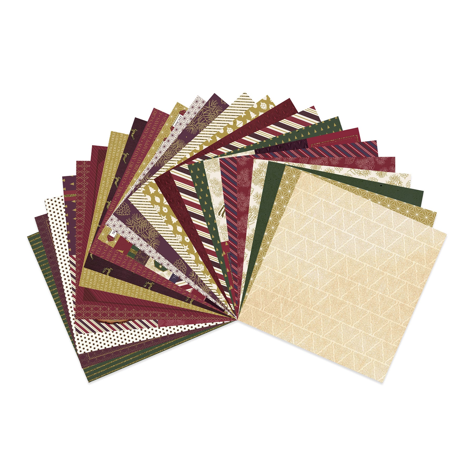 6&#x22; x 6&#x22; Holiday Tidings Double-Sided Paper Pad, 24 Sheets by Recollections&#x2122;