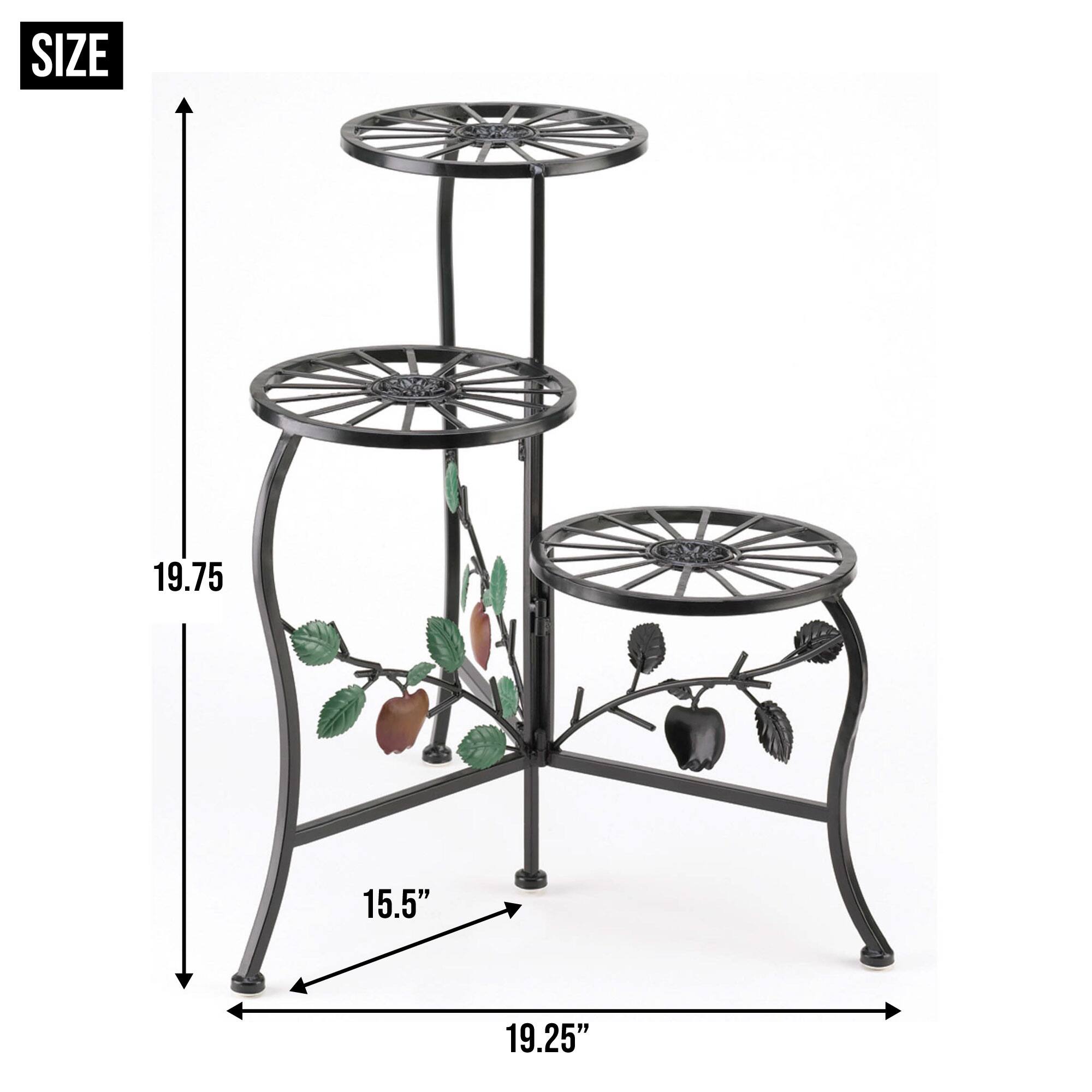 20&#x27;&#x27; Country Apple Plant Stand 