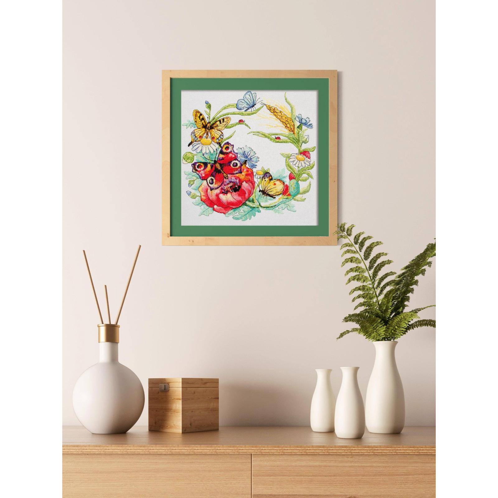 Abris Art Summer Wreath Counted Cross Stitch Kit