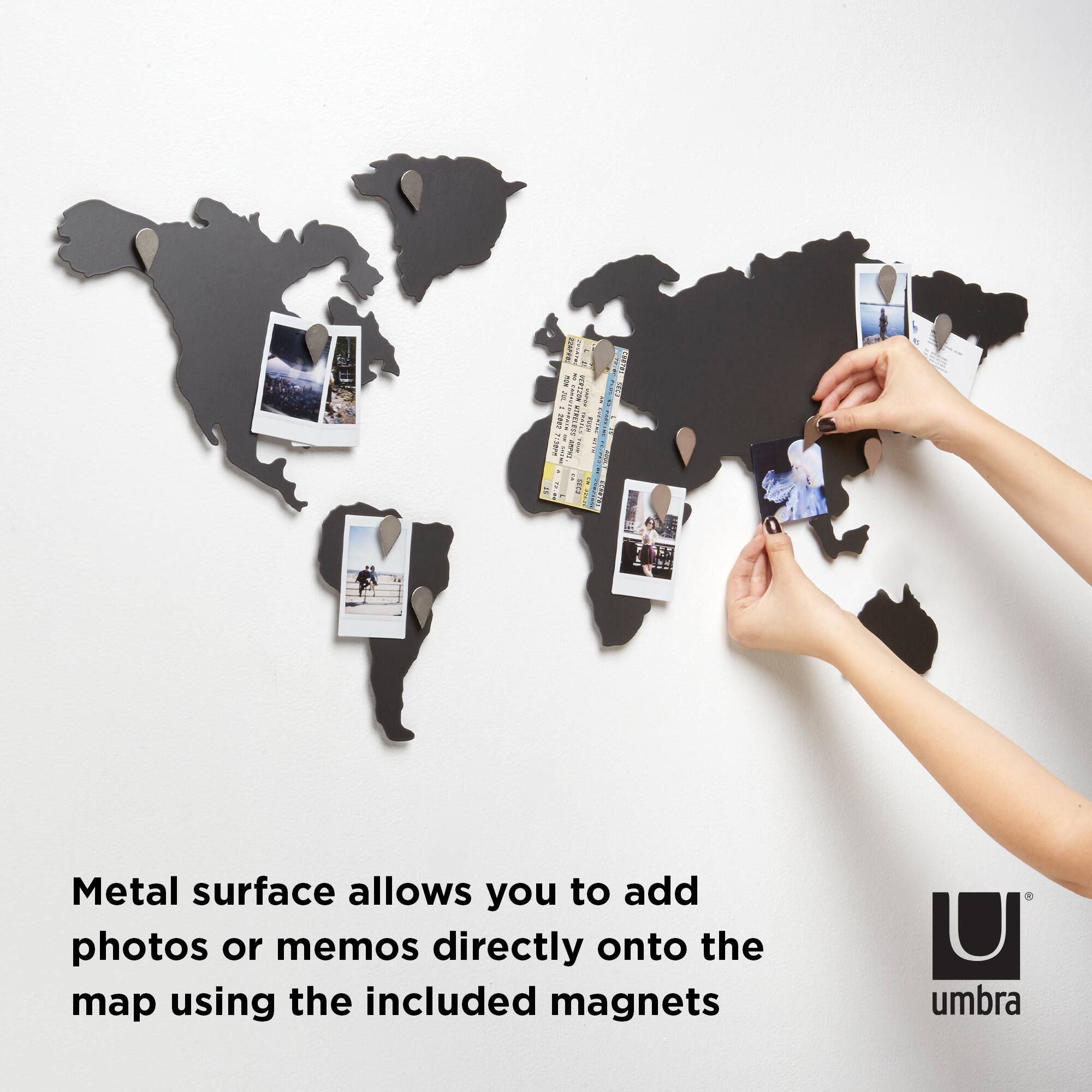 Umbra Titanium Mappit Wall D&#xE9;cor