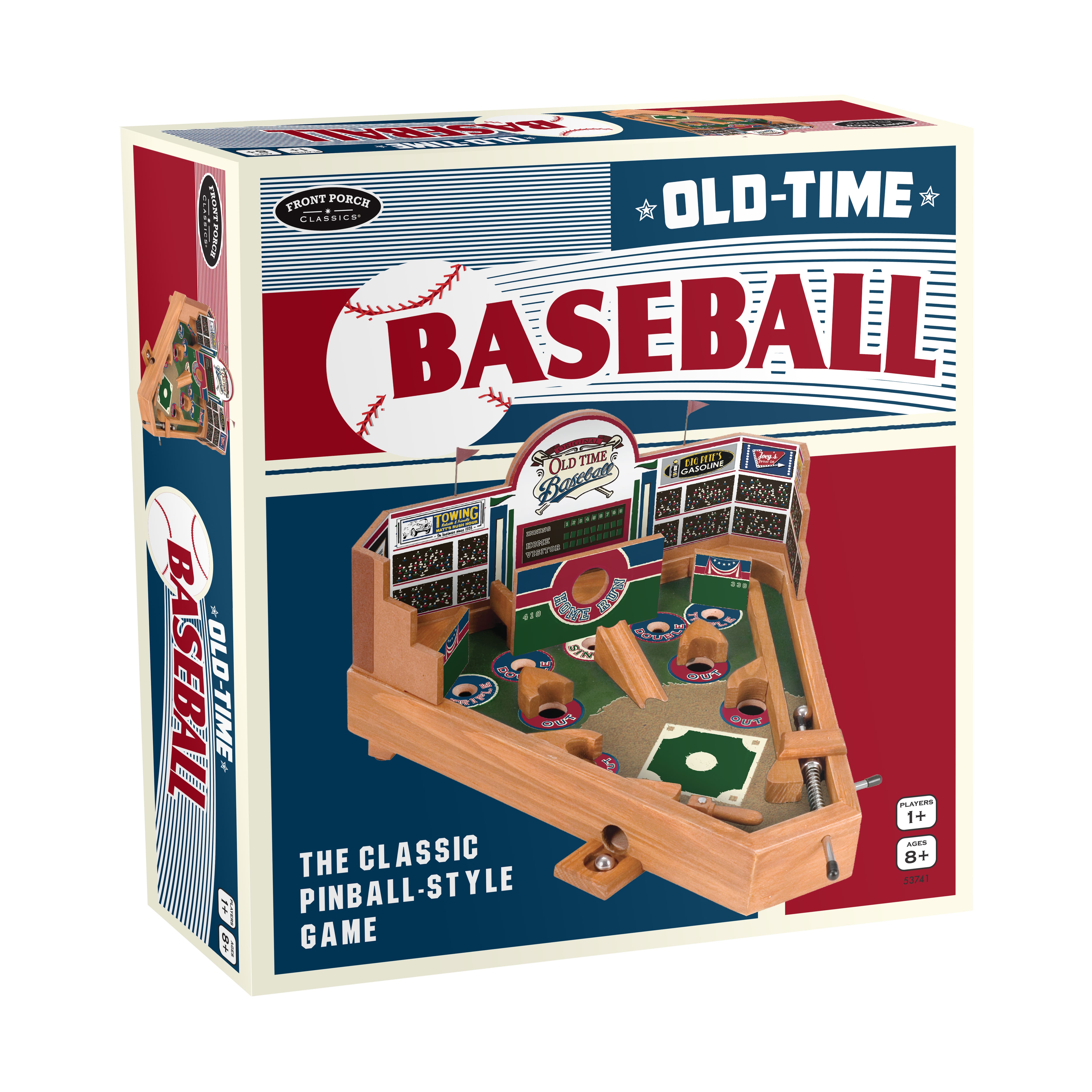 Old-Time Baseball Pinball-Style Game
