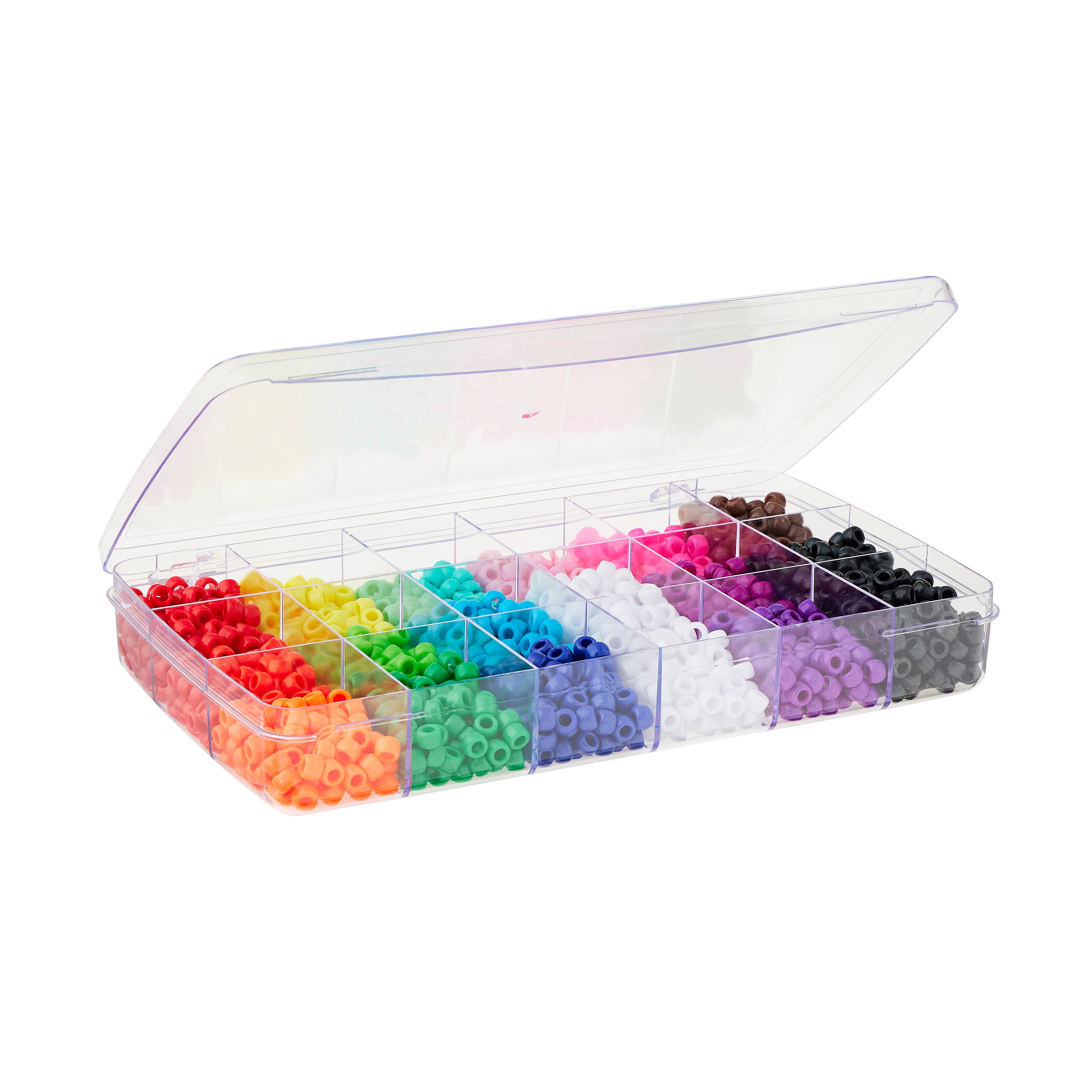 Shop for the Large Rainbow Pony Bead Box By Creatology™ at Michaels