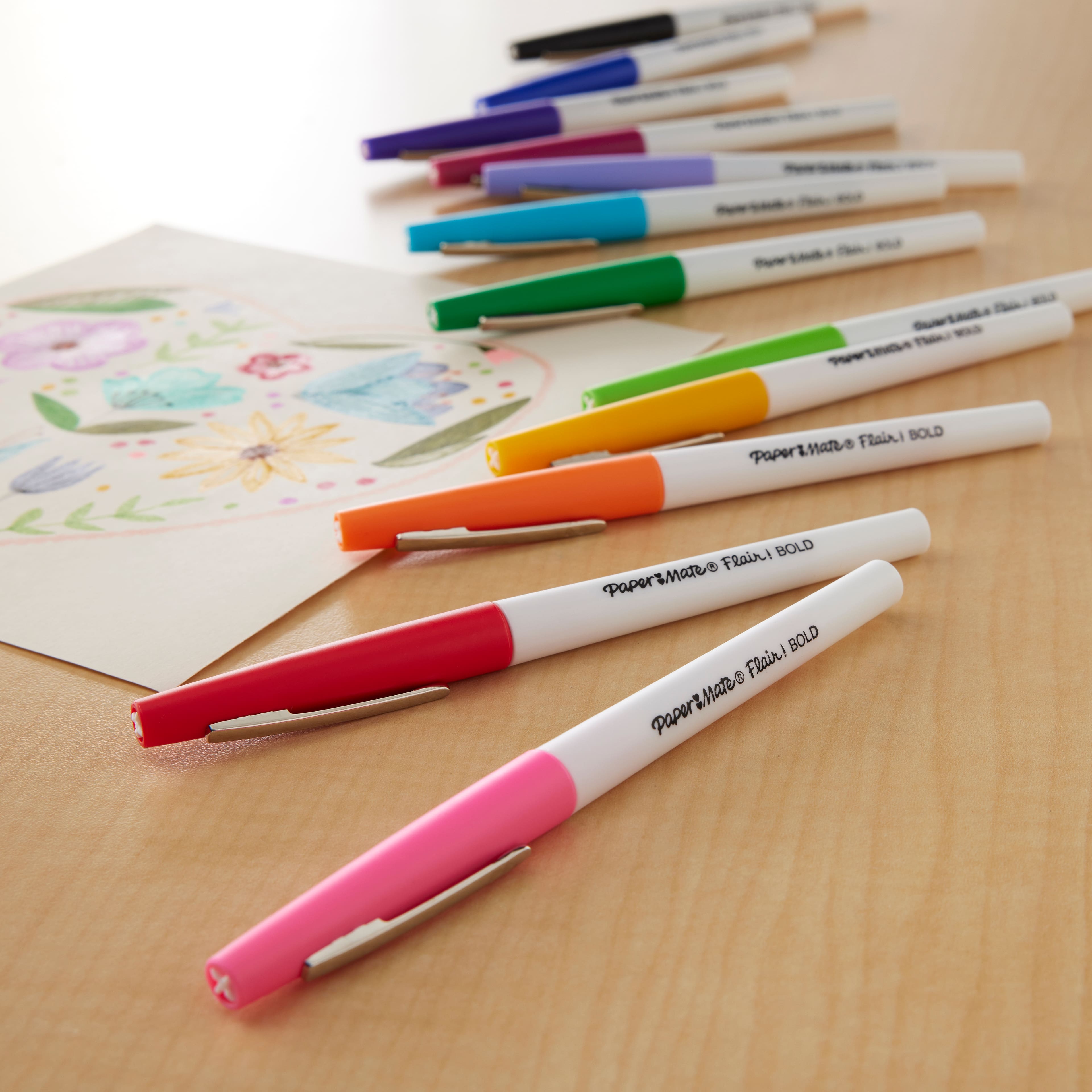 Paper Mate&#xAE; Flair&#xAE; 12 Color Bold Tip Pen Set