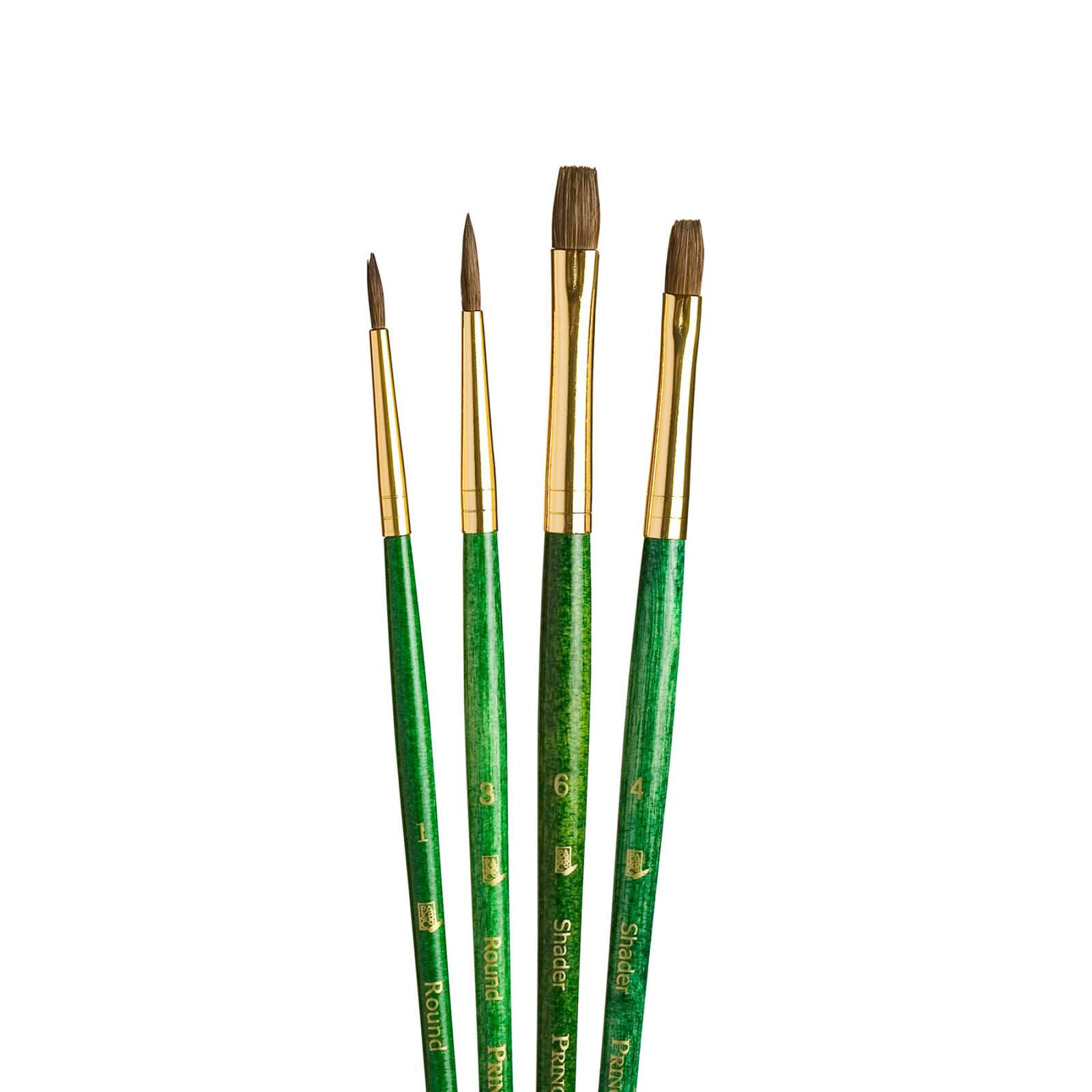 Princeton™ RealValue™ Synthetic Hair 4 Piece Brush Set