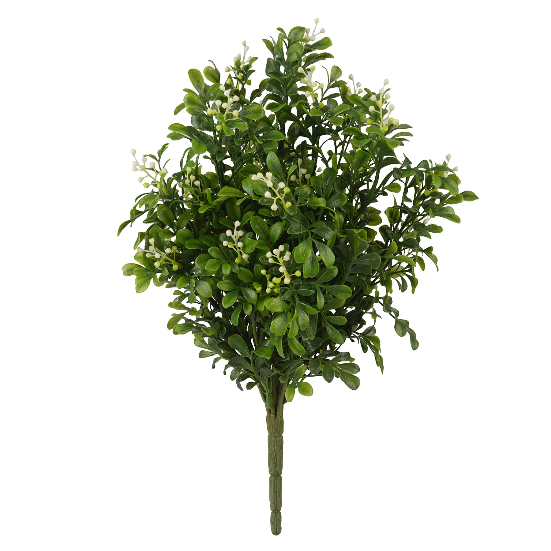 Spring Florals Faux Greenery Boxwood Berry Bush